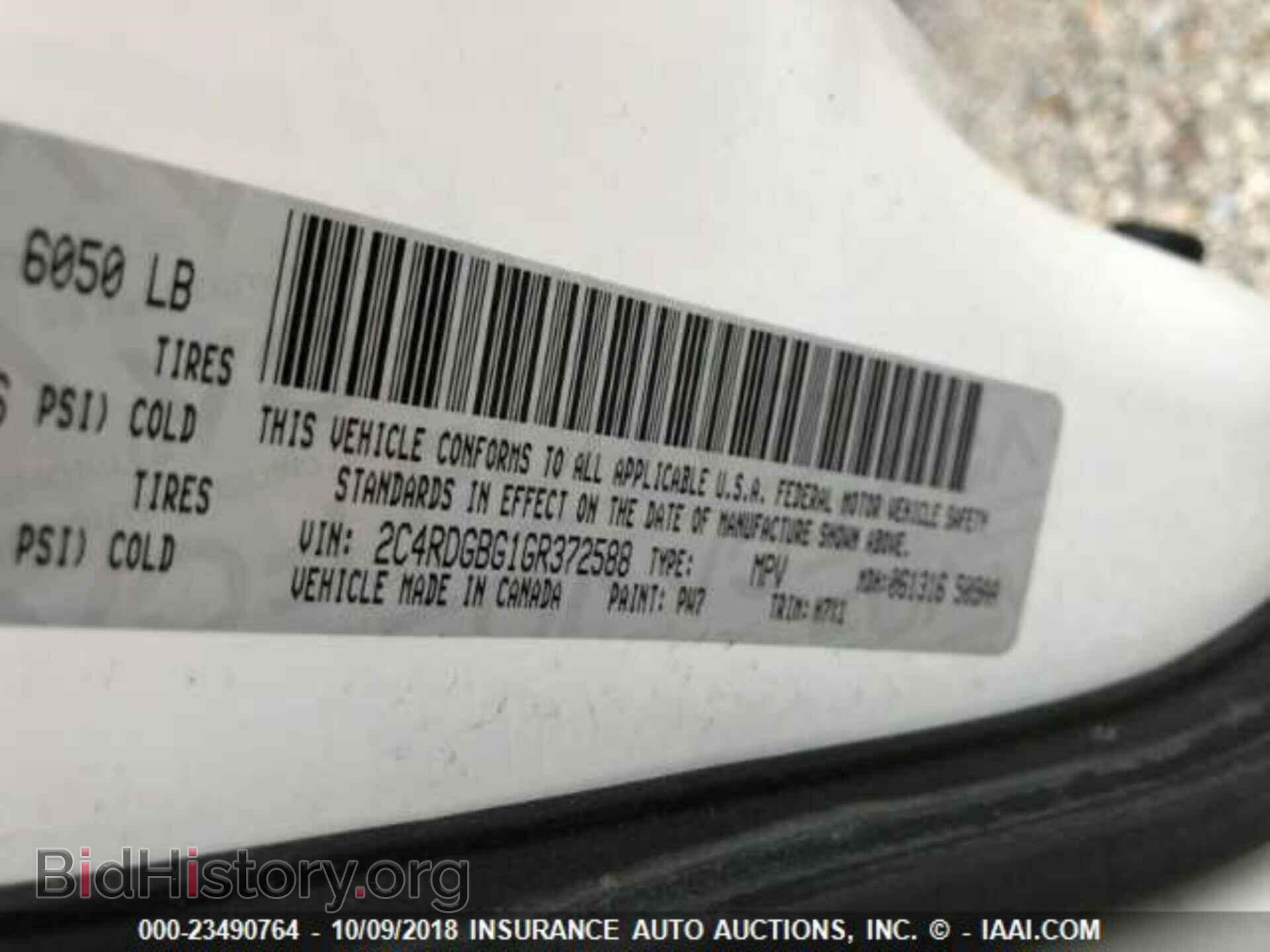 2016 Dodge Grand caravan - VIN: 2C4RDGBG1GR372588 - Фото 9