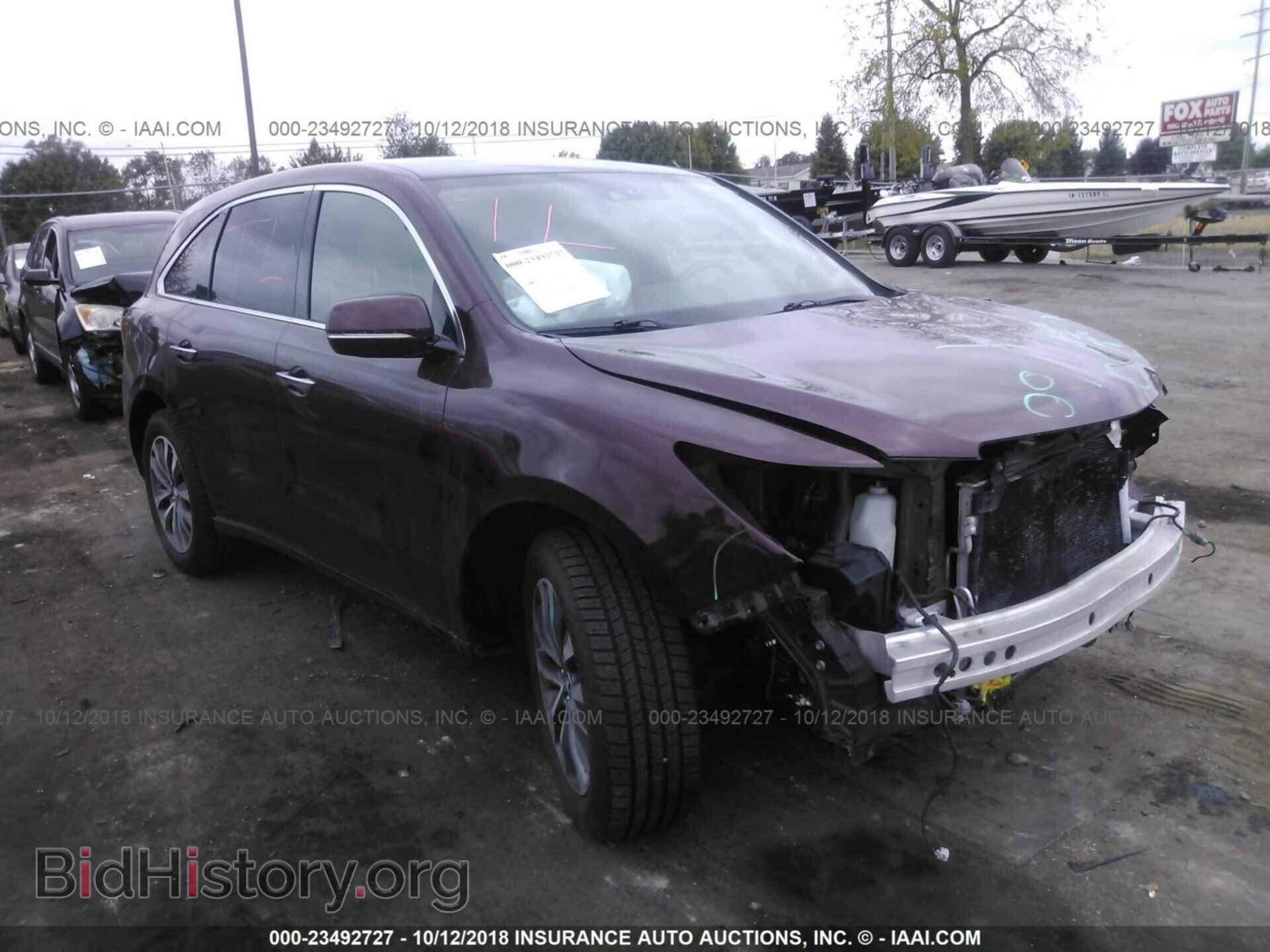 Фотография 5FRYD4H47EB017083 - Acura Mdx 2014