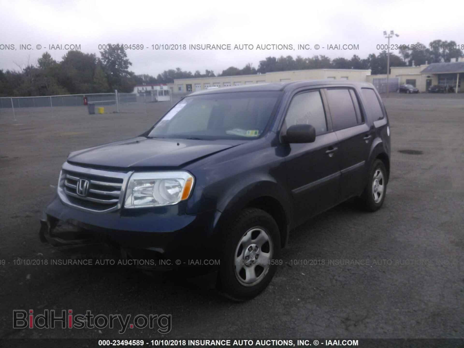 2012 Honda Pilot - VIN: 5FNYF4H25CB072963 - Фото 2