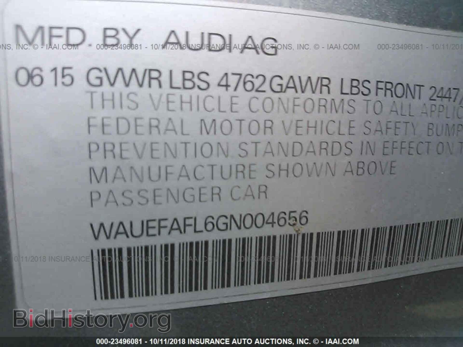 2016 Audi A4 - VIN: WAUEFAFL6GN004656 - Photo 9