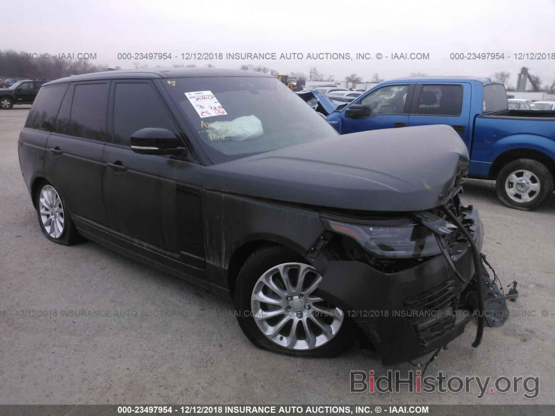 Photo SALGS2RK1JA399725 - Land rover Range rover 2018