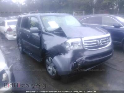 2014 Honda PILOT, gray — VIN 5FNYF4H92EB031013, IAAI