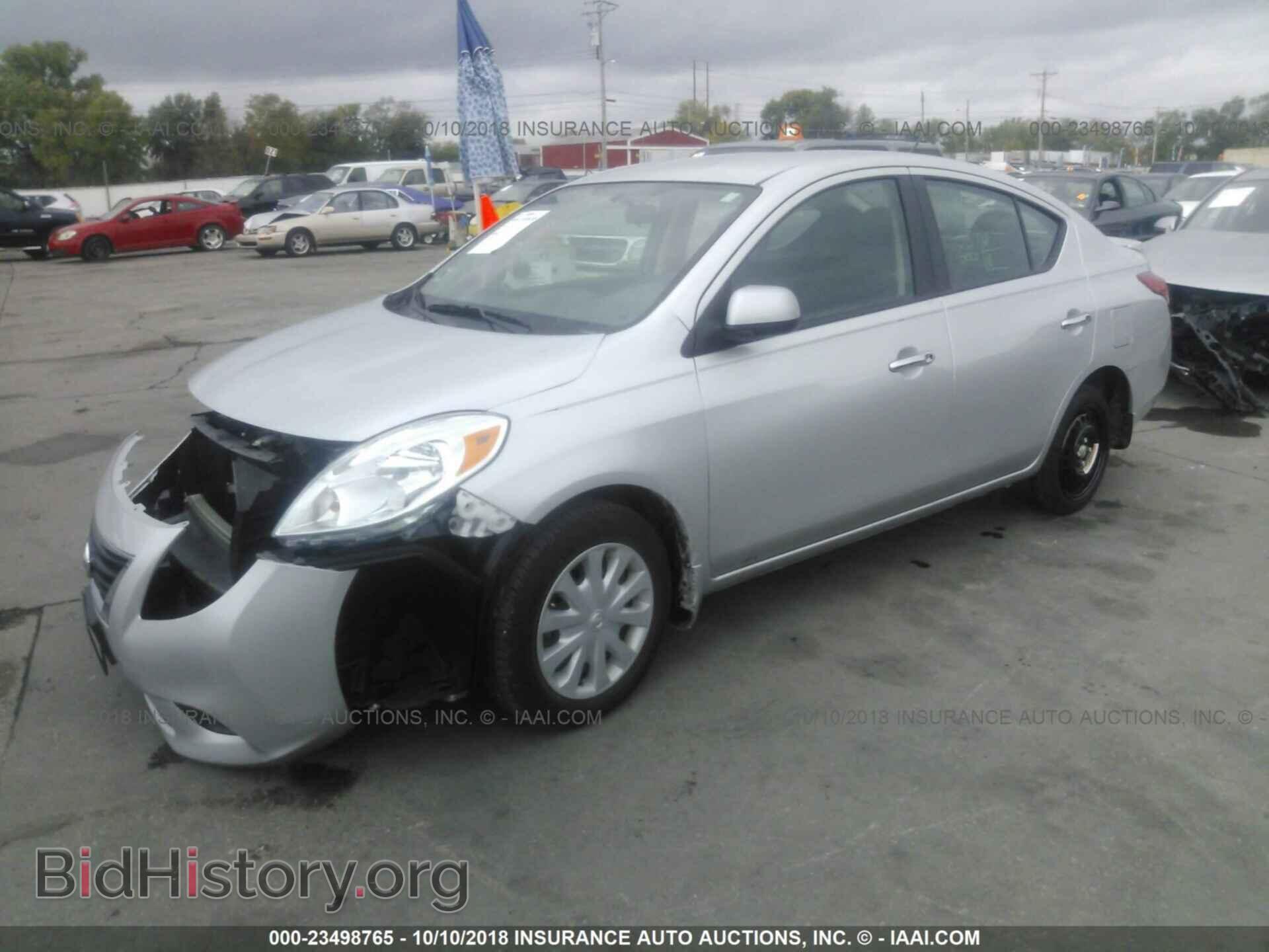 2013 Nissan Versa - VIN: 3N1CN7AP1DL875179 - Фото 2