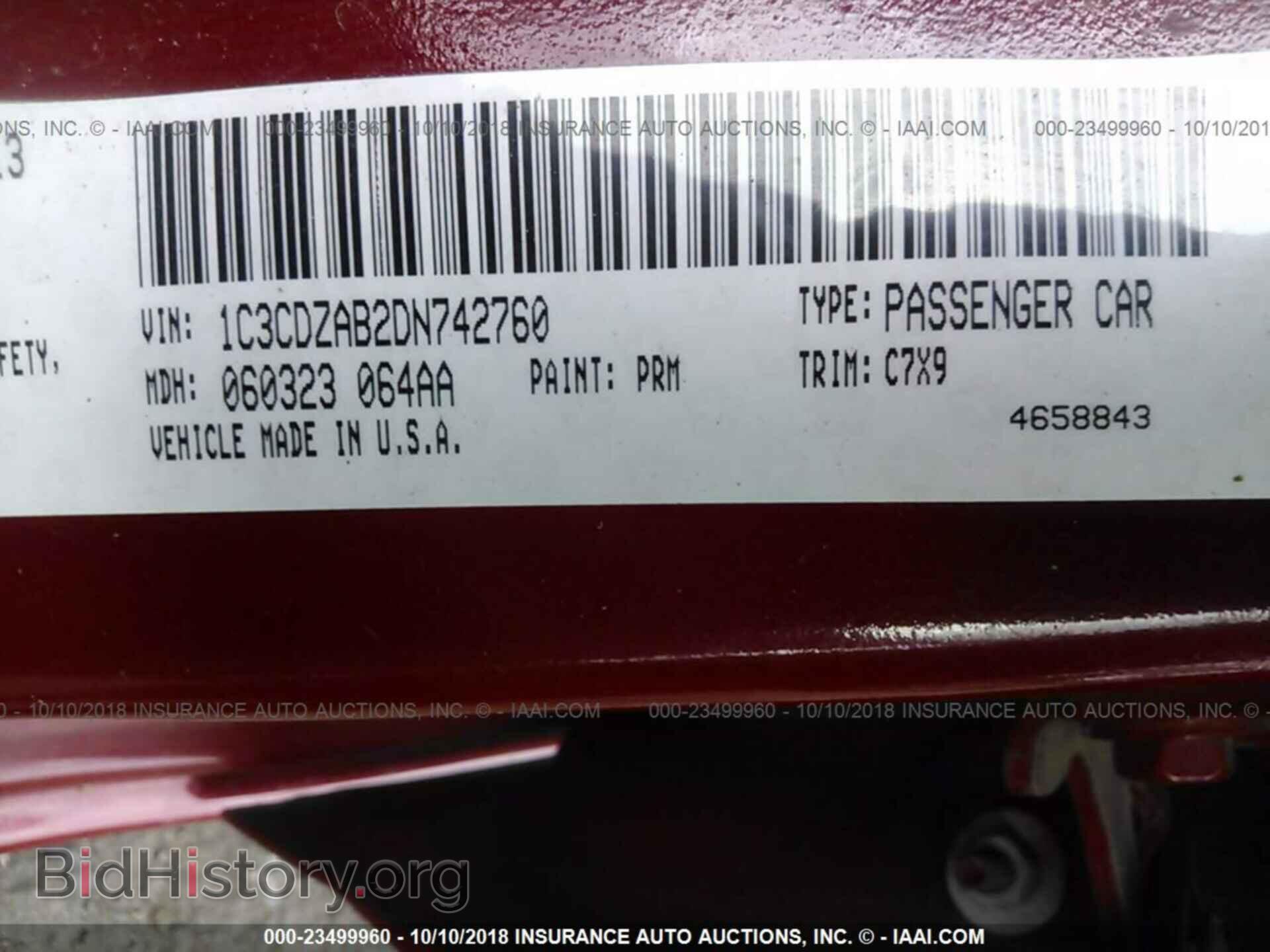 2013 Dodge Avenger - VIN: 1C3CDZAB2DN742760 - Photo 9