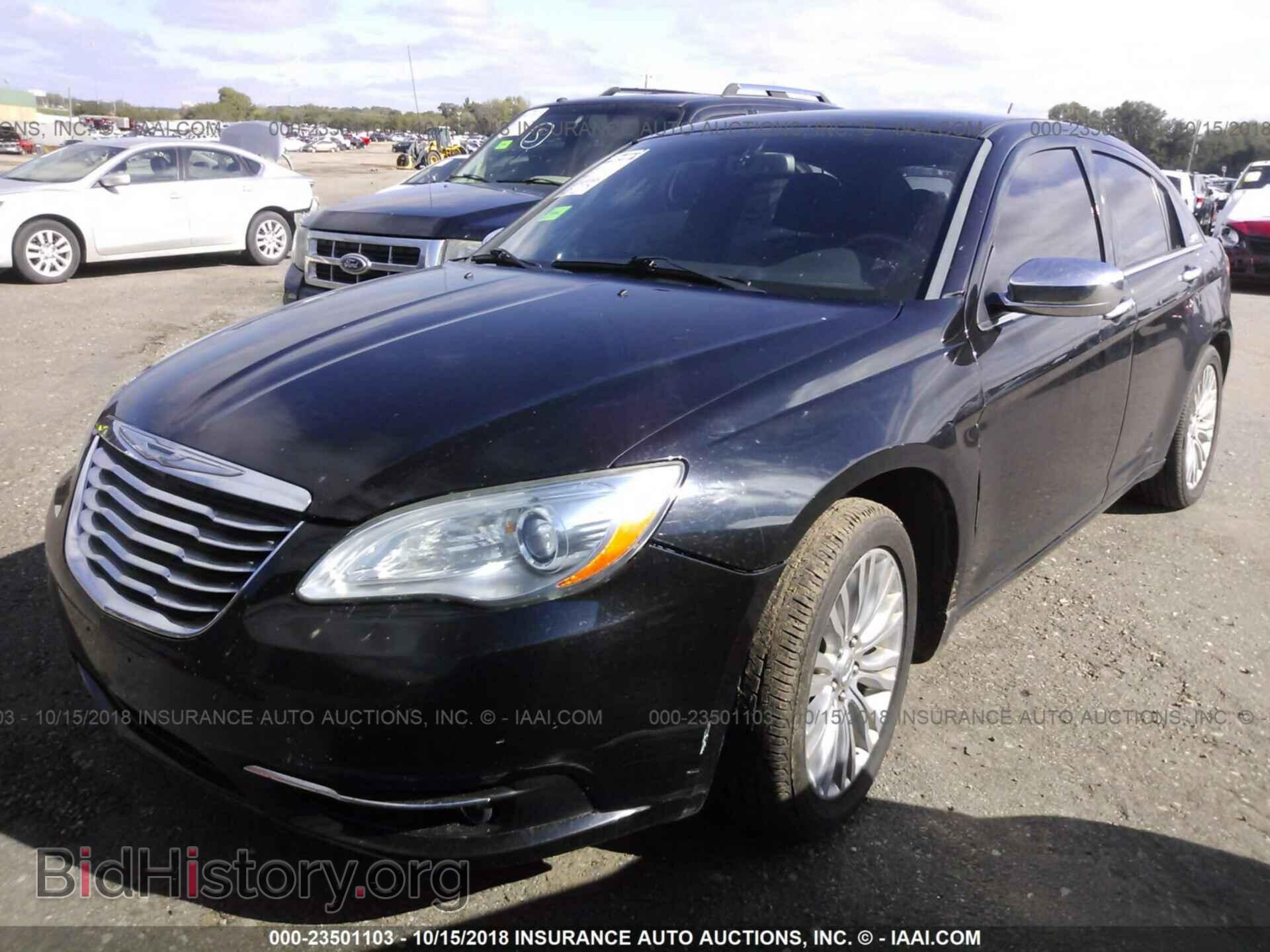 2012 Chrysler 200 - VIN: 1C3CCBCB0CN184204 - Фото 2
