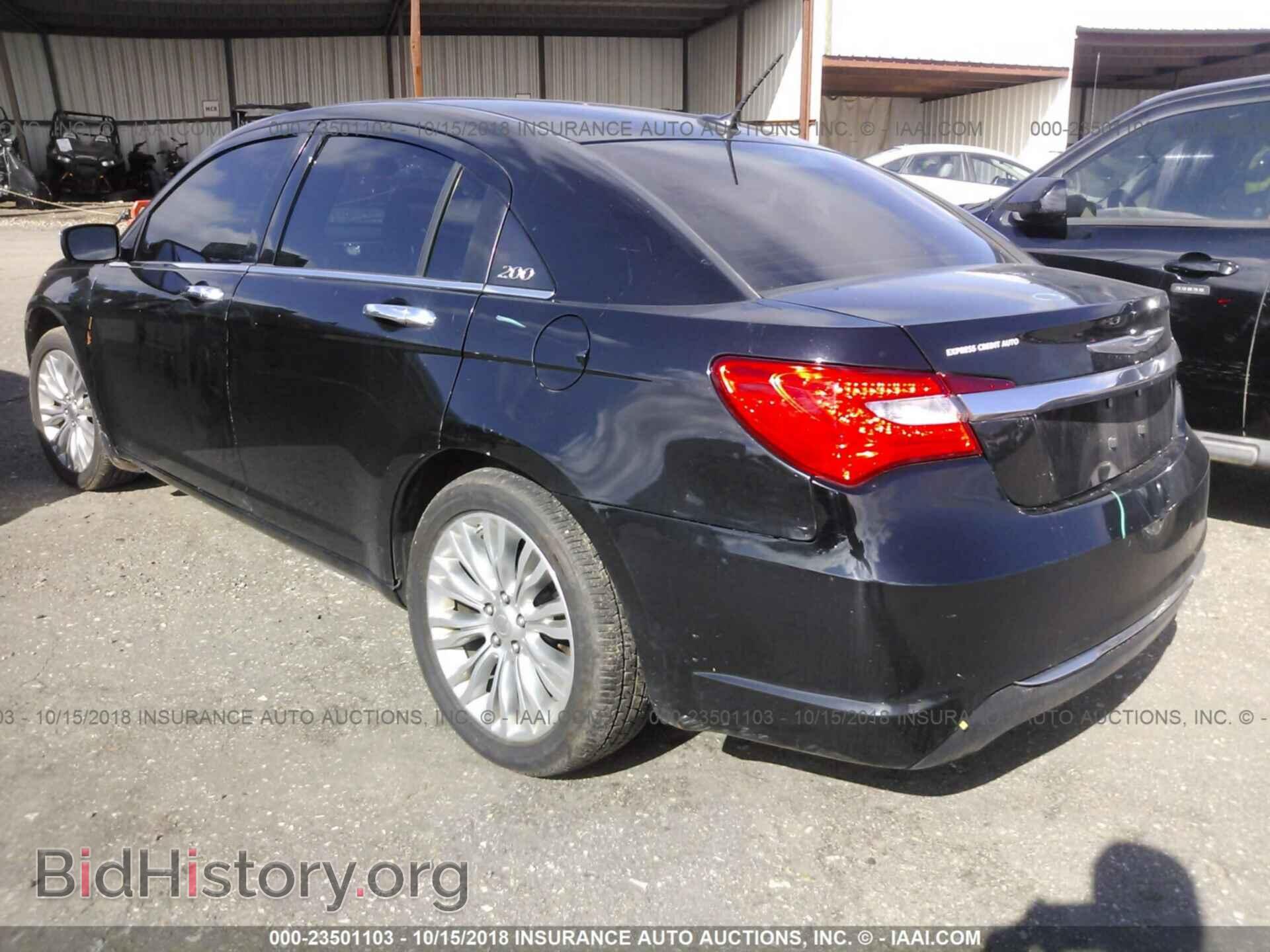 2012 Chrysler 200 - VIN: 1C3CCBCB0CN184204 - Фото 3