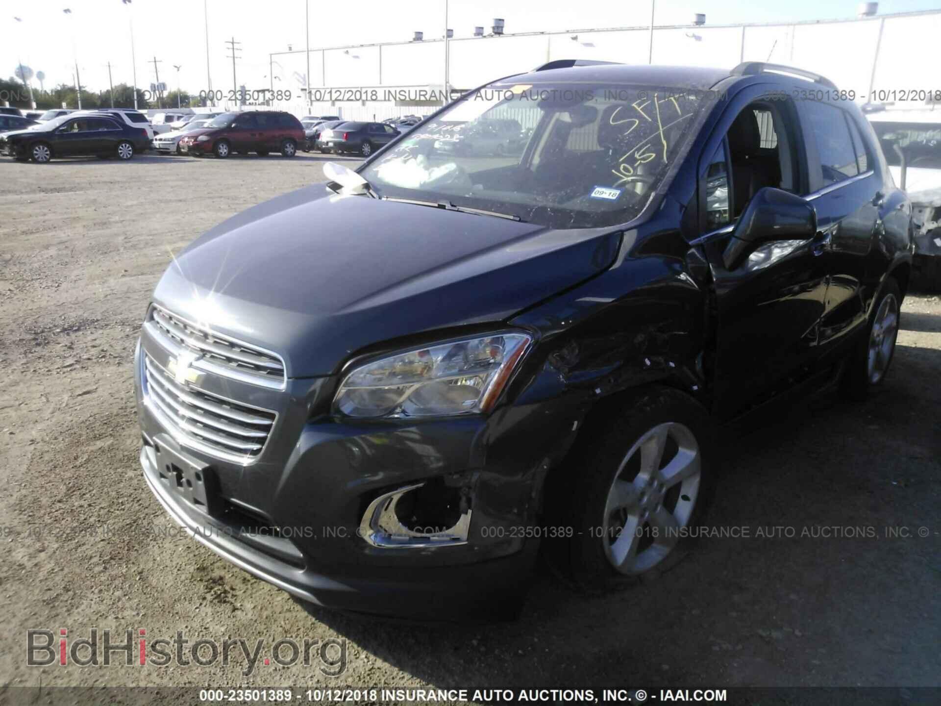 2016 Chevrolet Trax - VIN: 3GNCJRSB2GL167655 - Фото 2