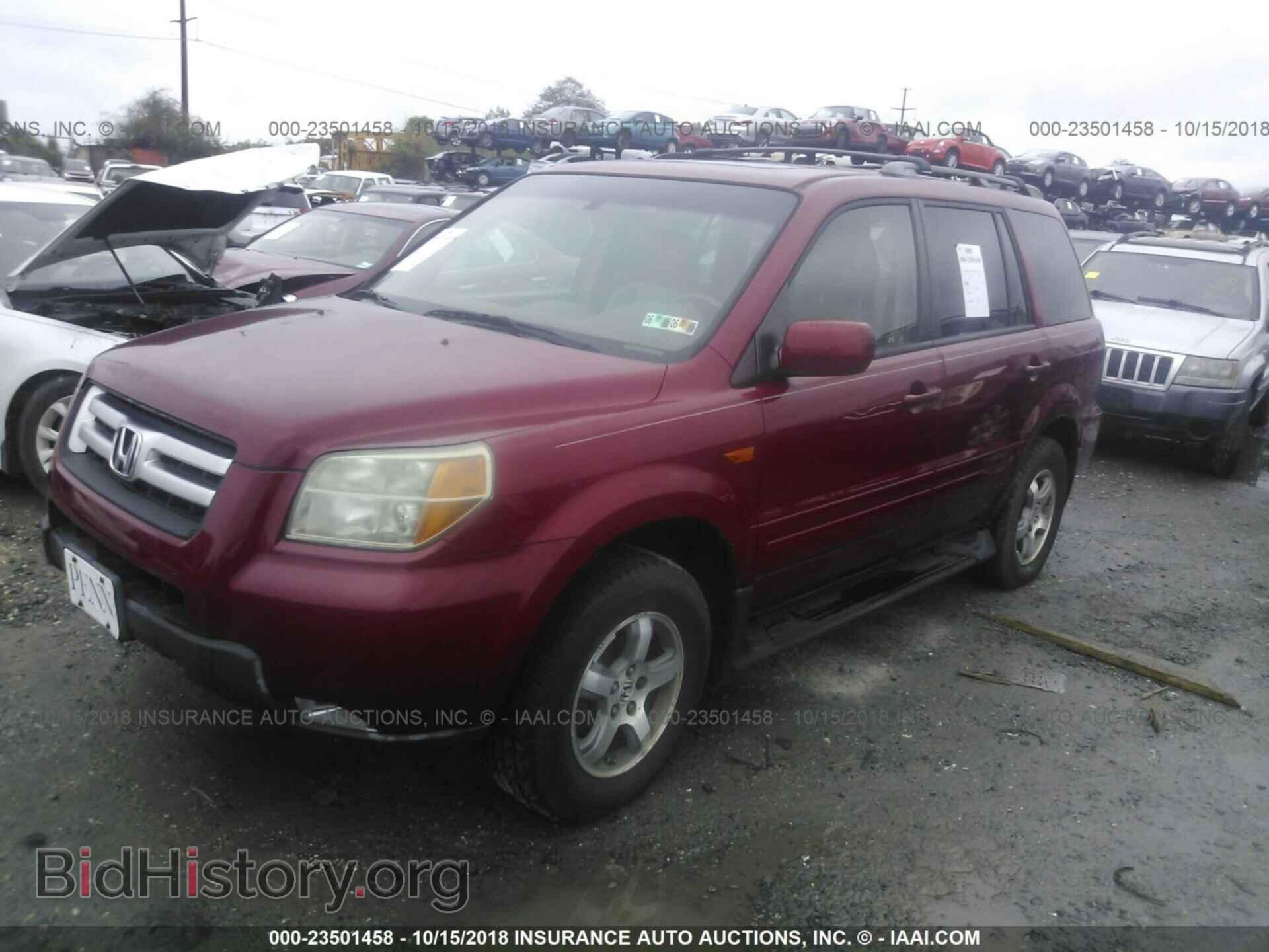 2006 HONDA PILOT - VIN: 5FNYF18686B000483 - Фото 2