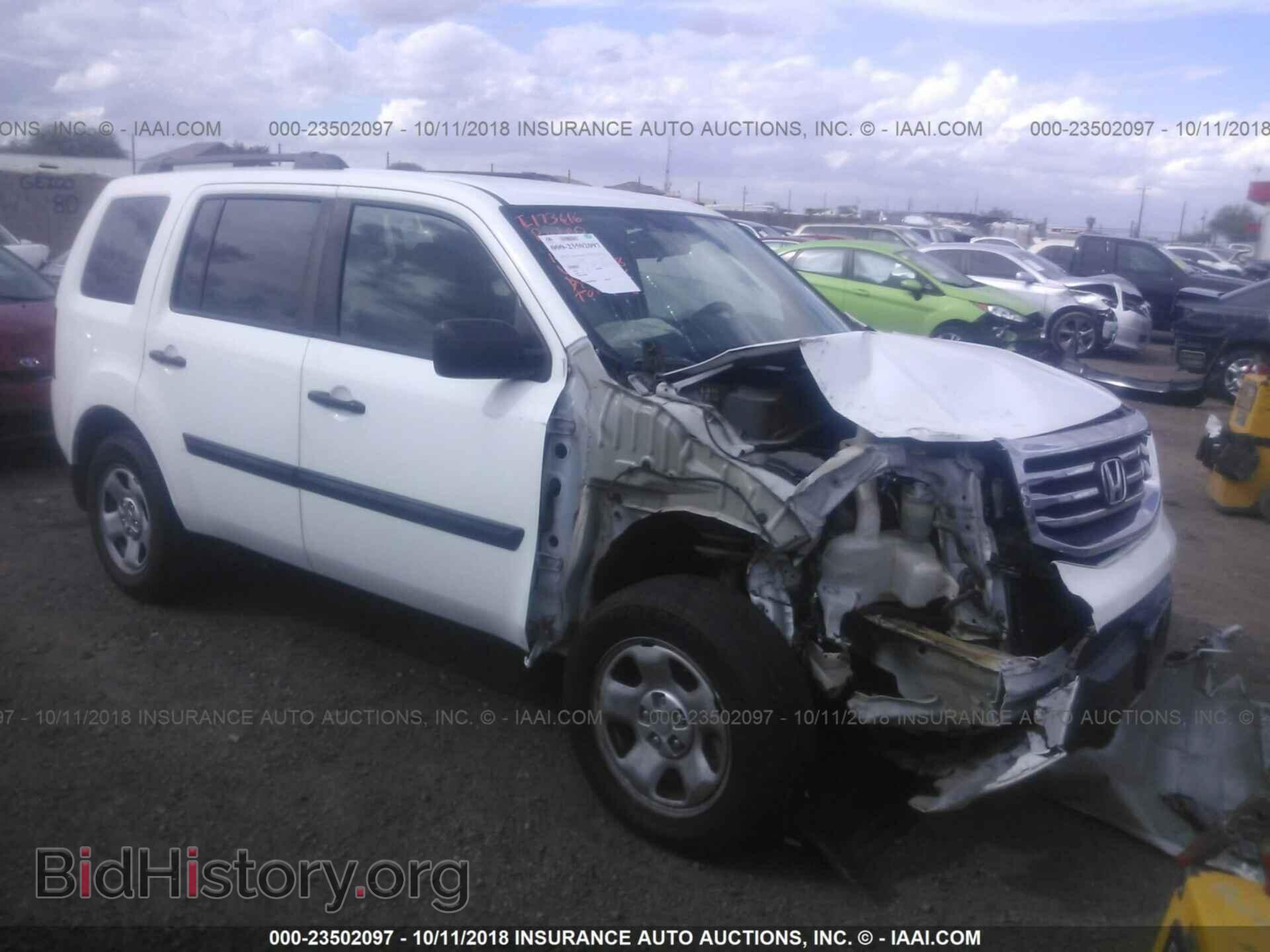 Фотография 5FNYF3H2XDB018408 - HONDA PILOT 2013