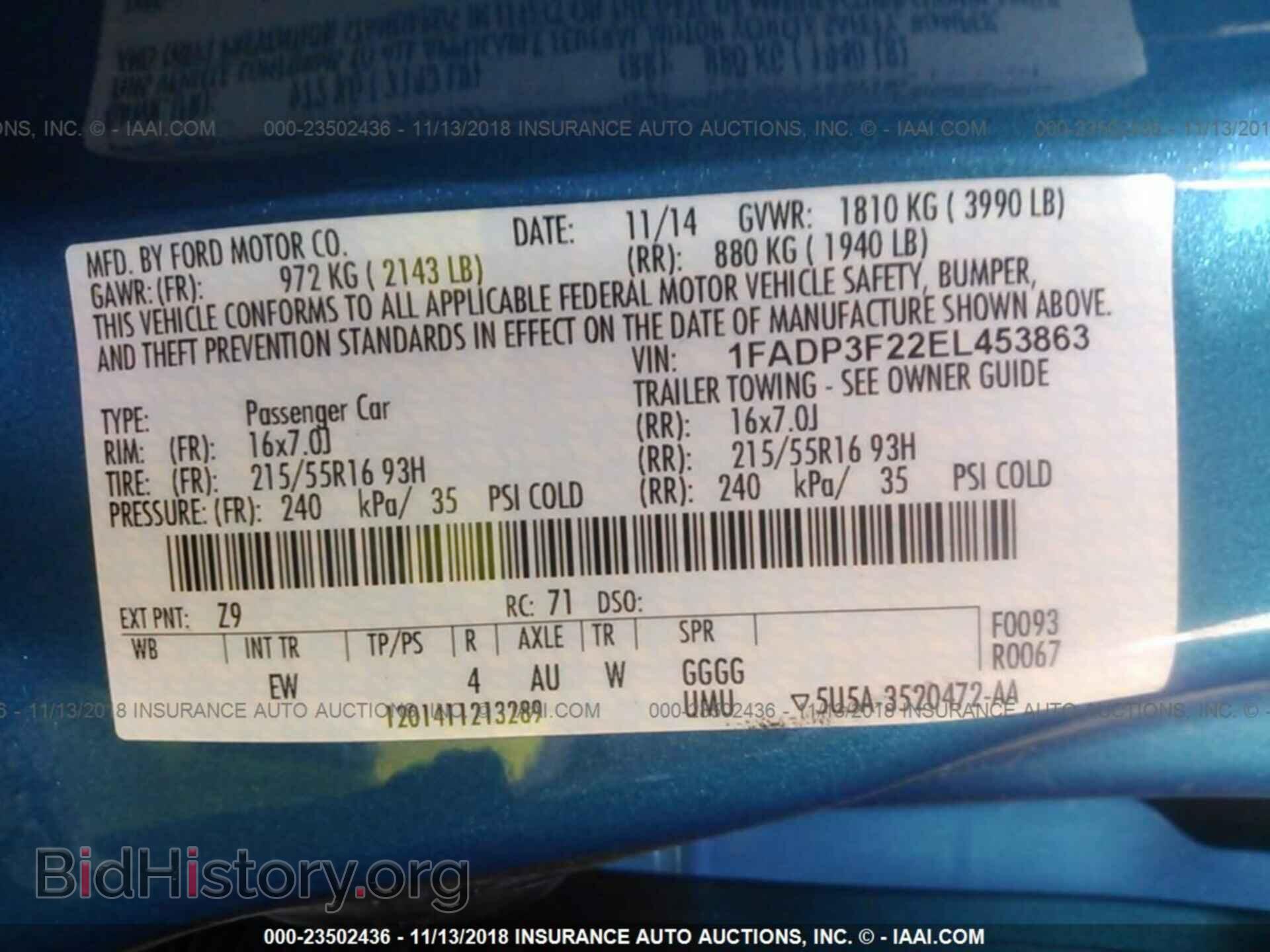 2014 Ford Focus - VIN: 1FADP3F22EL453863 - Photo 9