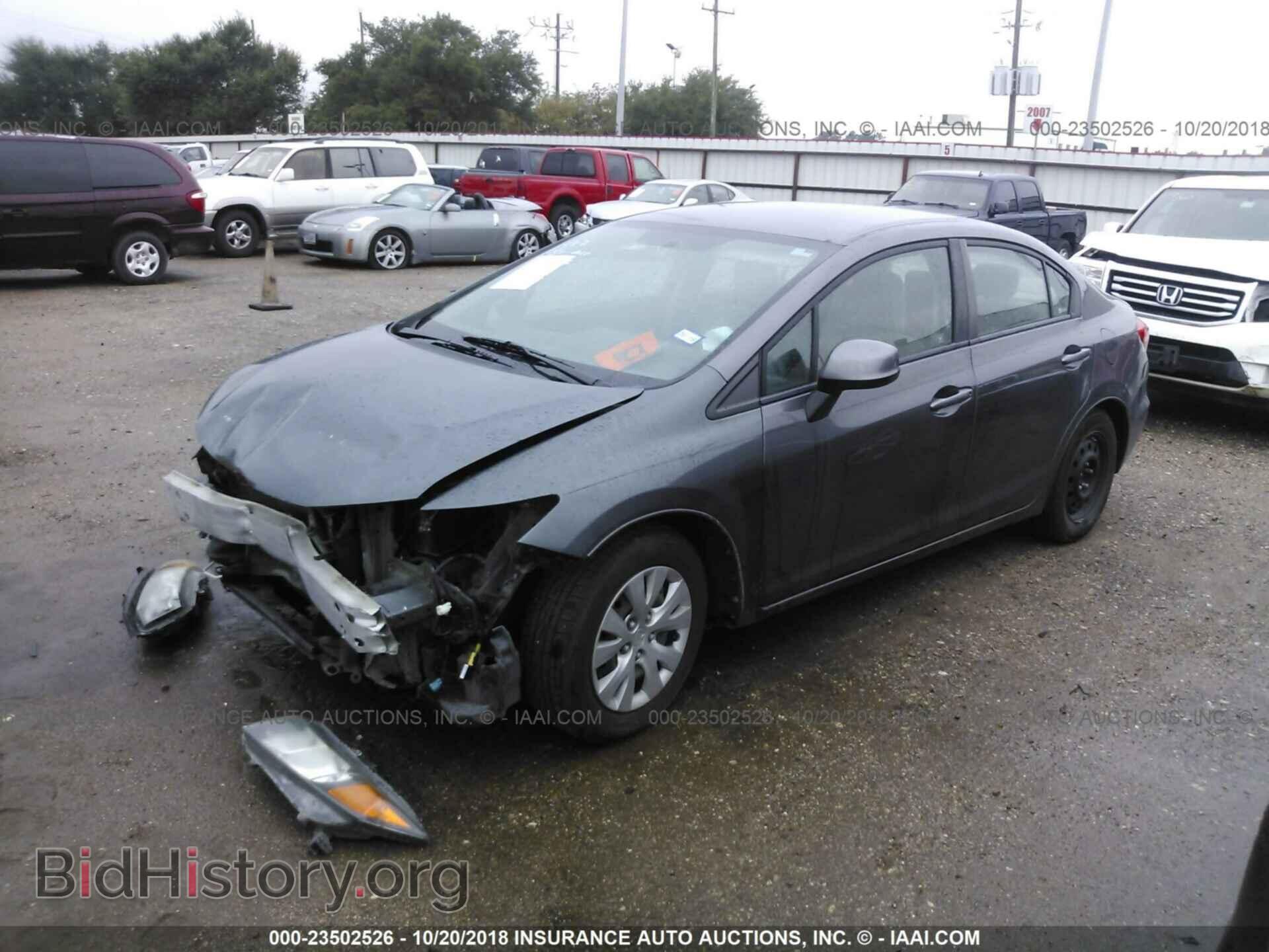 2012 Honda Civic - VIN: 2HGFB2F52CH332414 - Фото 2