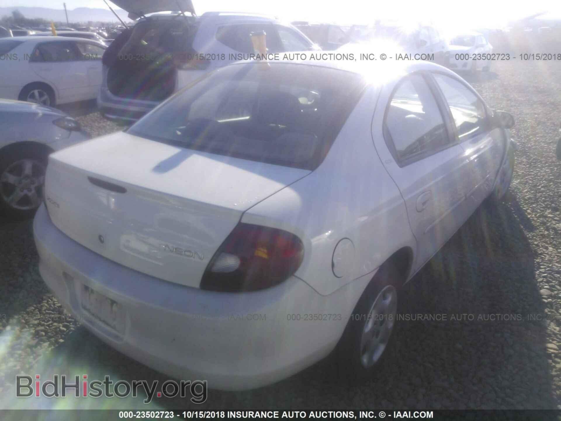 2001 DODGE NEON - VIN: 1B3ES46C01D200459 - Фото 4
