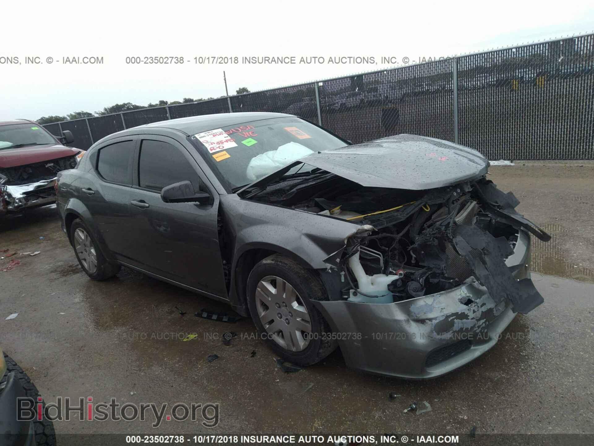 Фотография 1C3CDZAB4DN628663 - DODGE AVENGER 2013