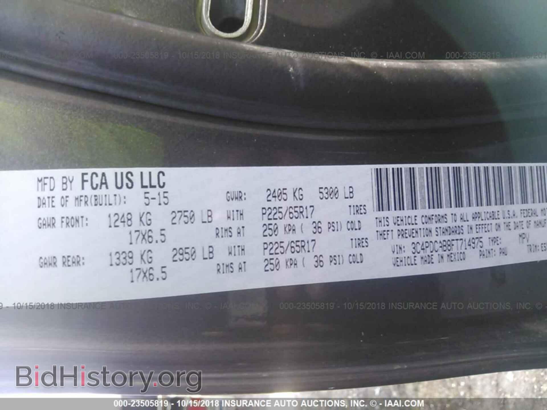 2015 Dodge Journey - VIN: 3C4PDCAB8FT714975 - Photo 9