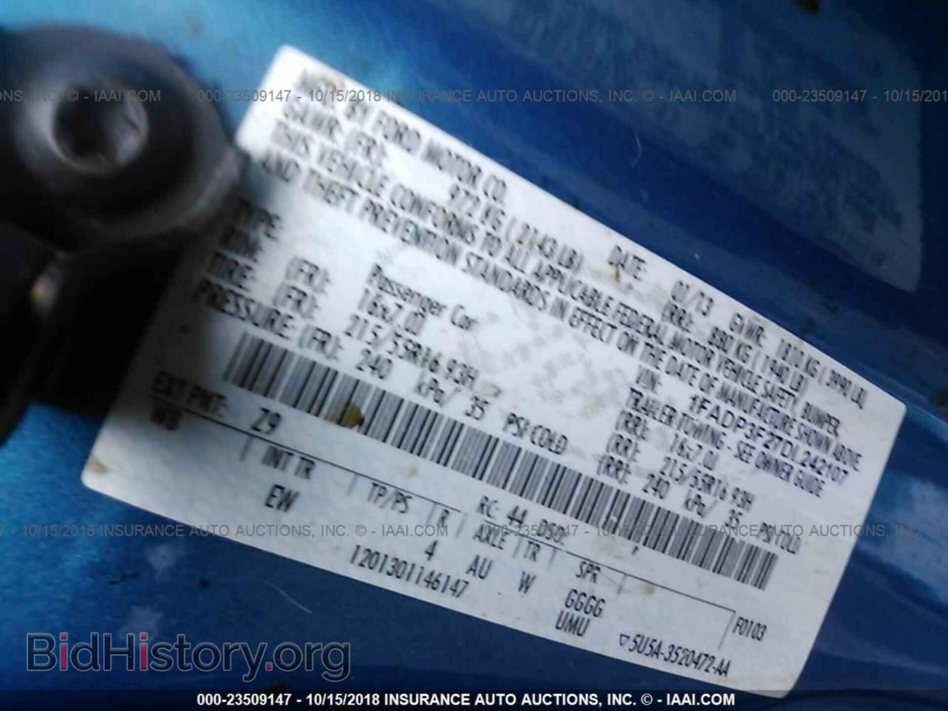 2013 Ford Focus - VIN: 1FADP3F27DL242107 - Фото 9