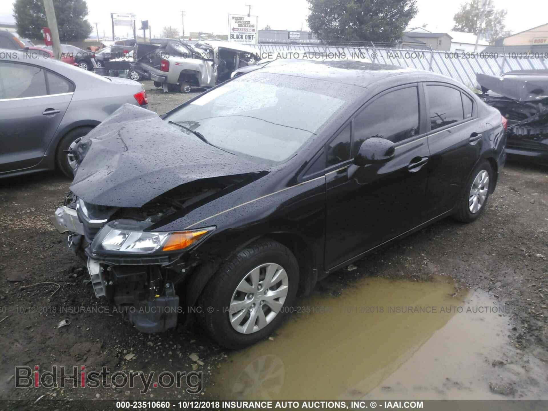 2012 Honda Civic - VIN: 19XFB2F55CE108208 - Фото 2