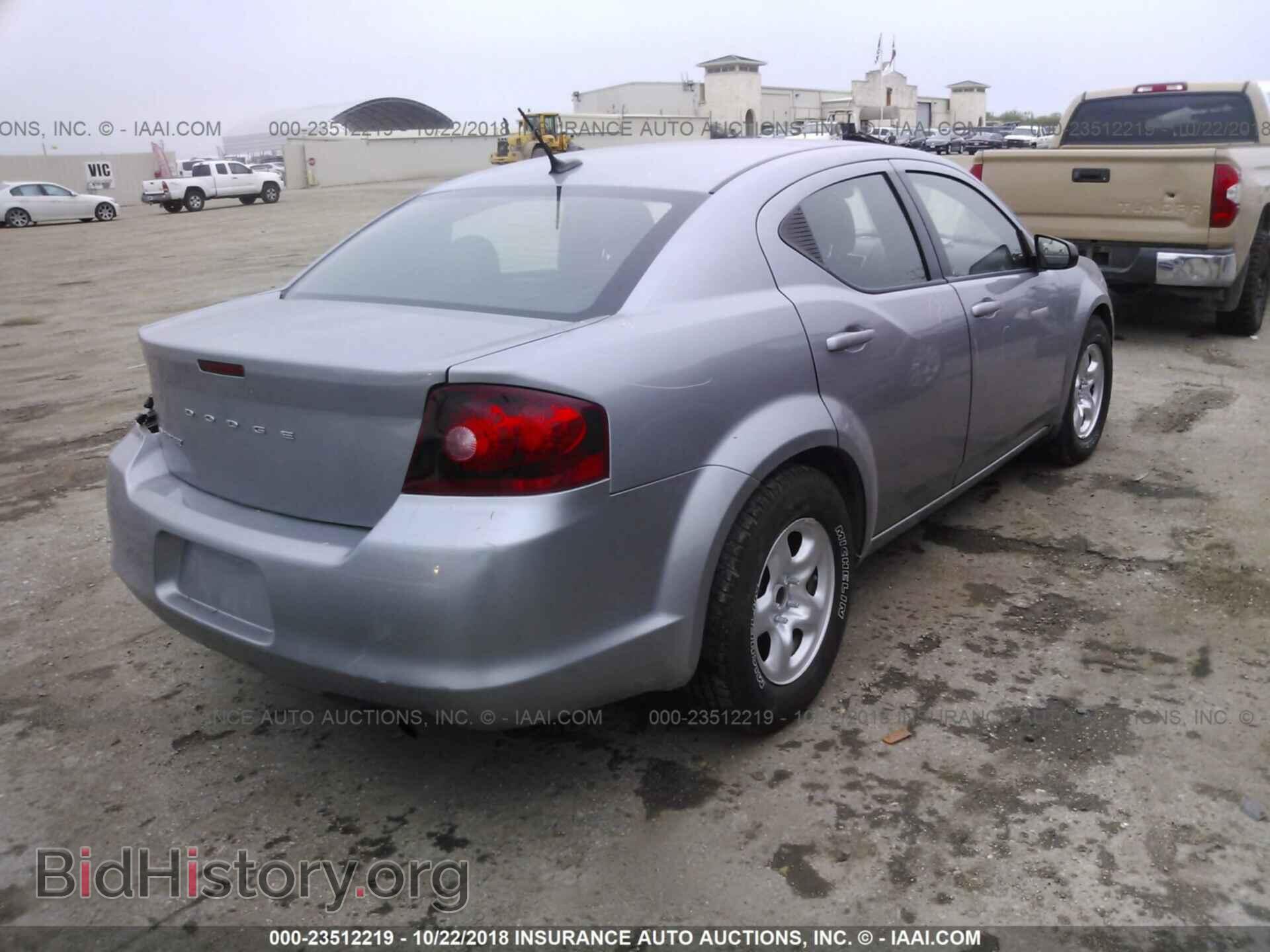 2013 Dodge Avenger - VIN: 1C3CDZAB5DN618563 - Фото 4