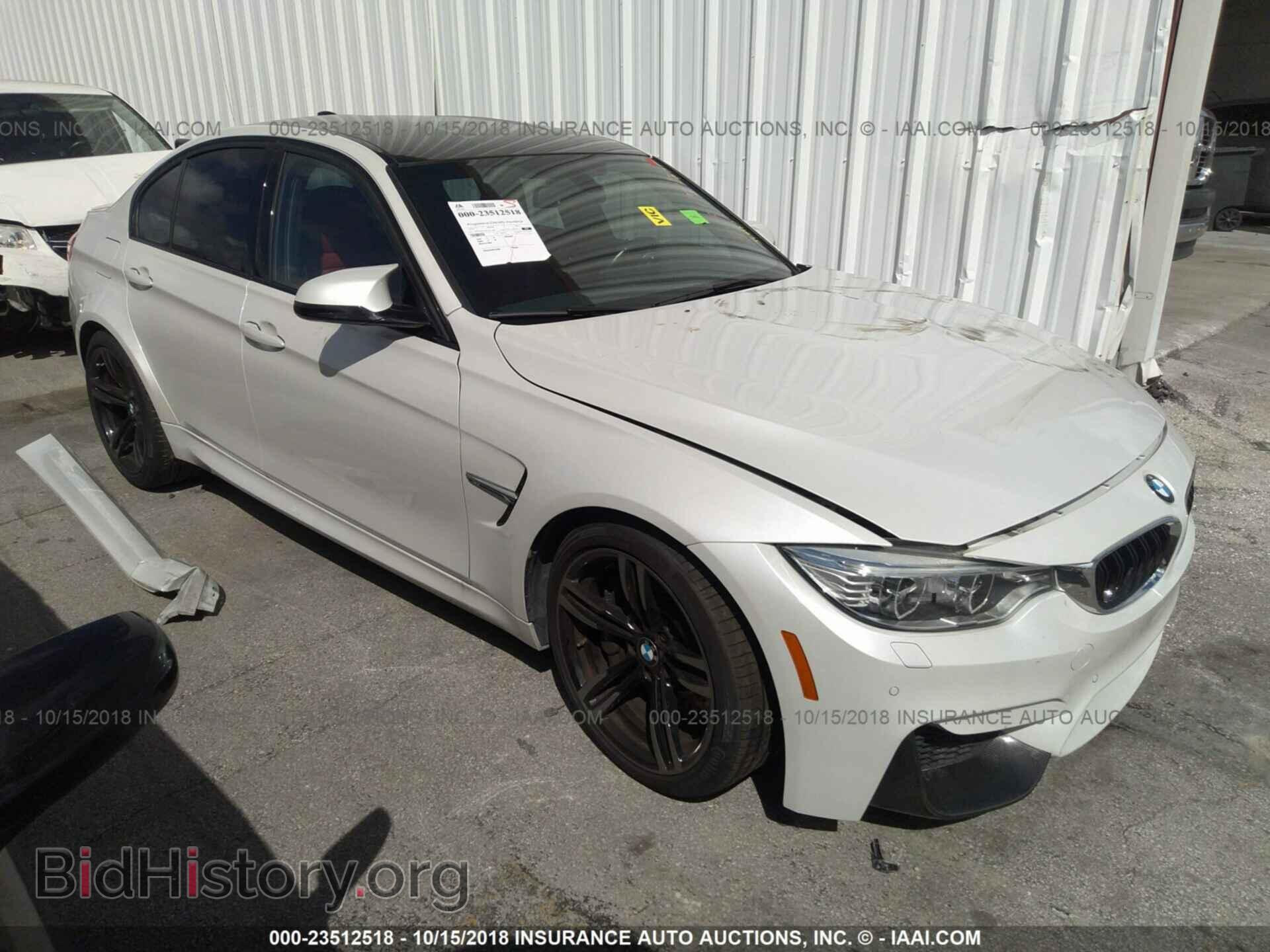 Фотография WBS8M9C50G5D31706 - Bmw M3 2016