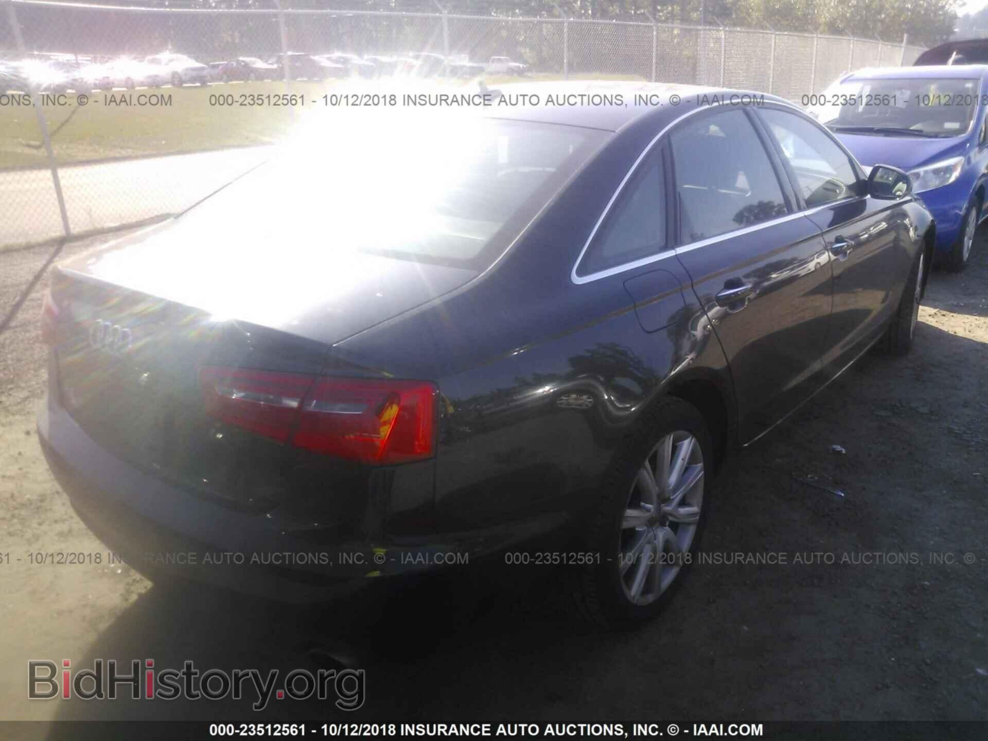2013 Audi A6 - VIN: WAUGFAFC6DN137017 - Фото 4