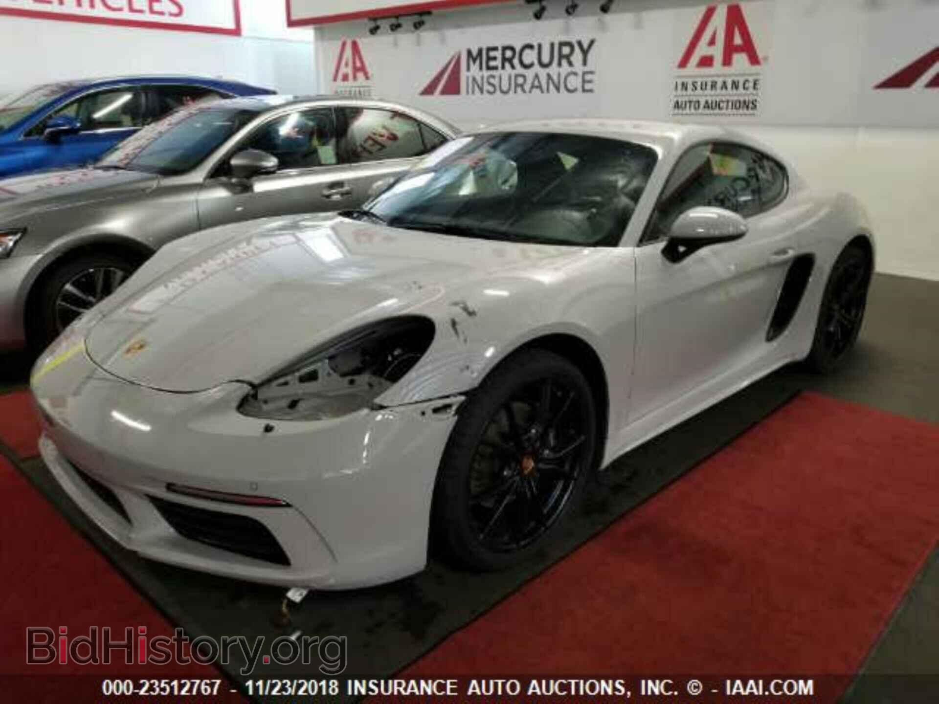 2018 Porsche Cayman - VIN: WP0AA2A86JS260099 - Фото 2