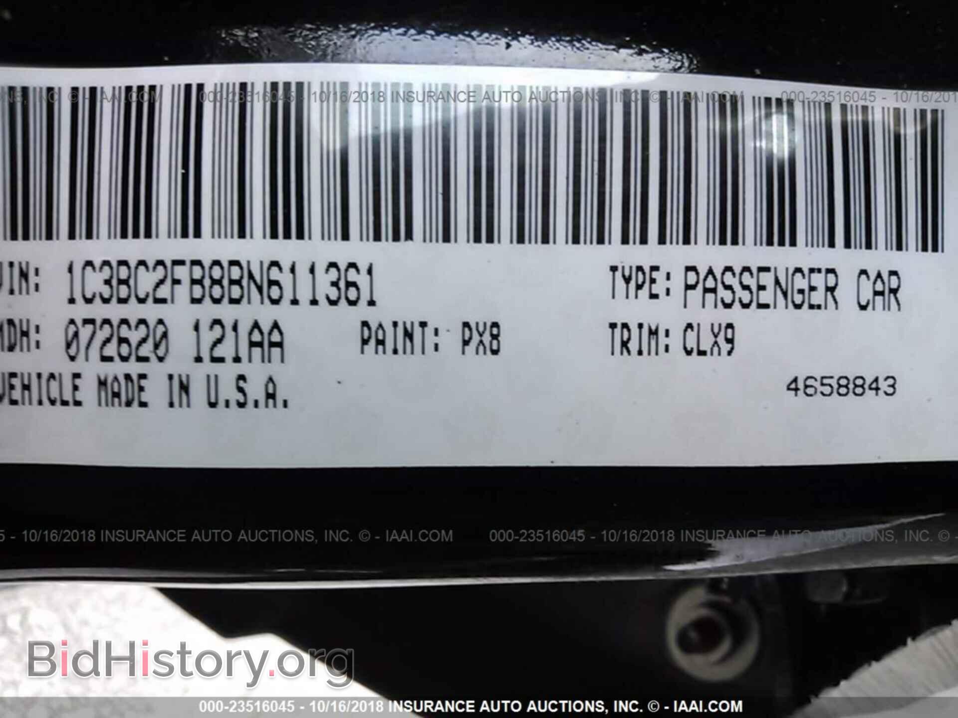 2011 Chrysler 200 - VIN: 1C3BC2FB8BN611361 - Photo 9