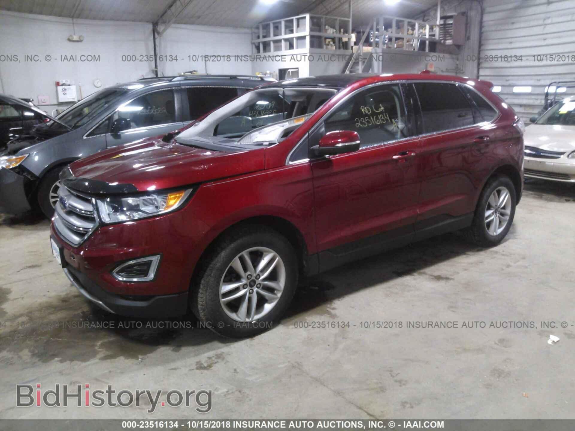 2015 Ford Edge - VIN: 2FMTK4J84FBB63630 - Фото 2