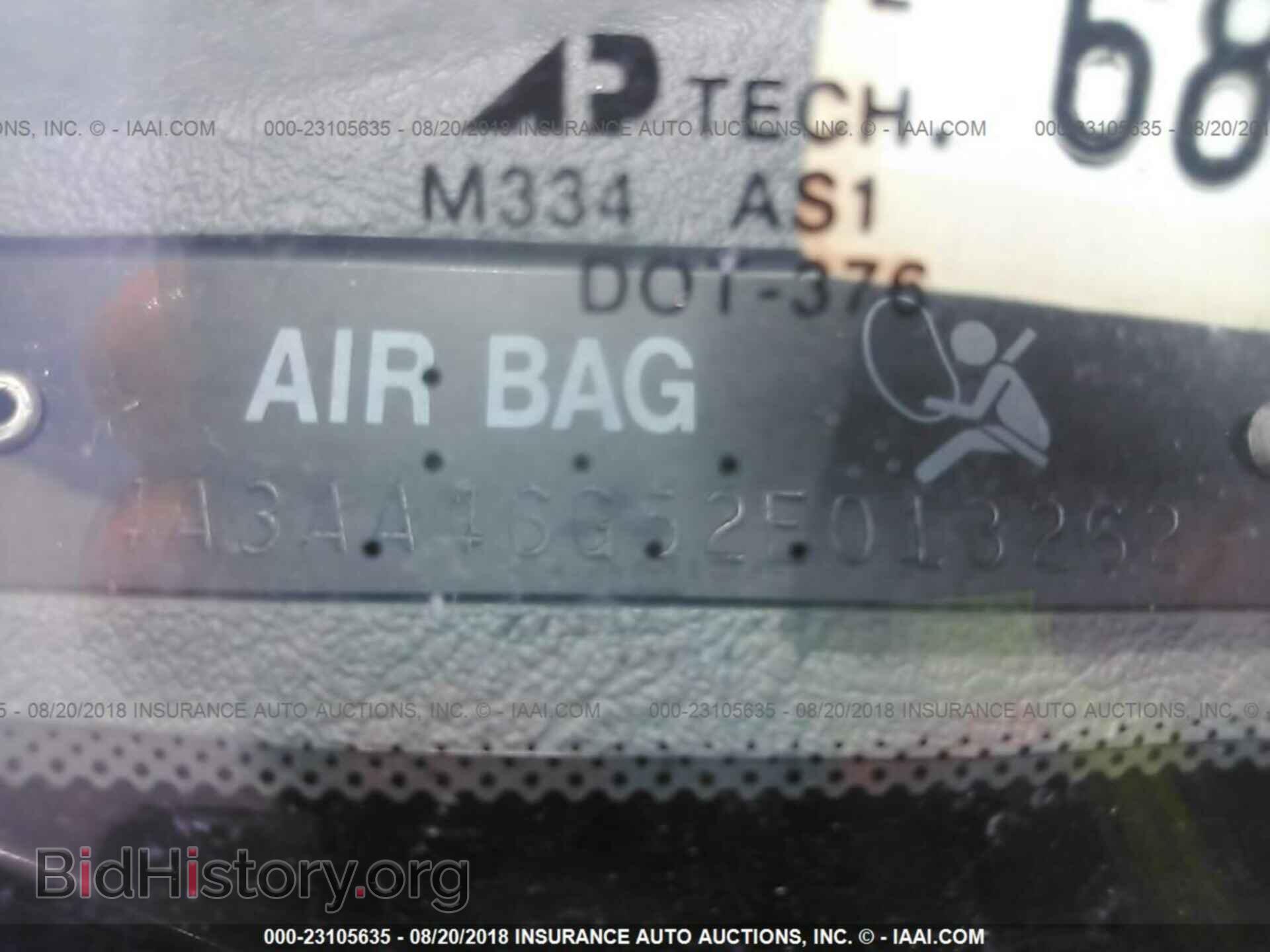 2002 MITSUBISHI GALANT - VIN: 4A3AA46G52E013262 - Фото 9