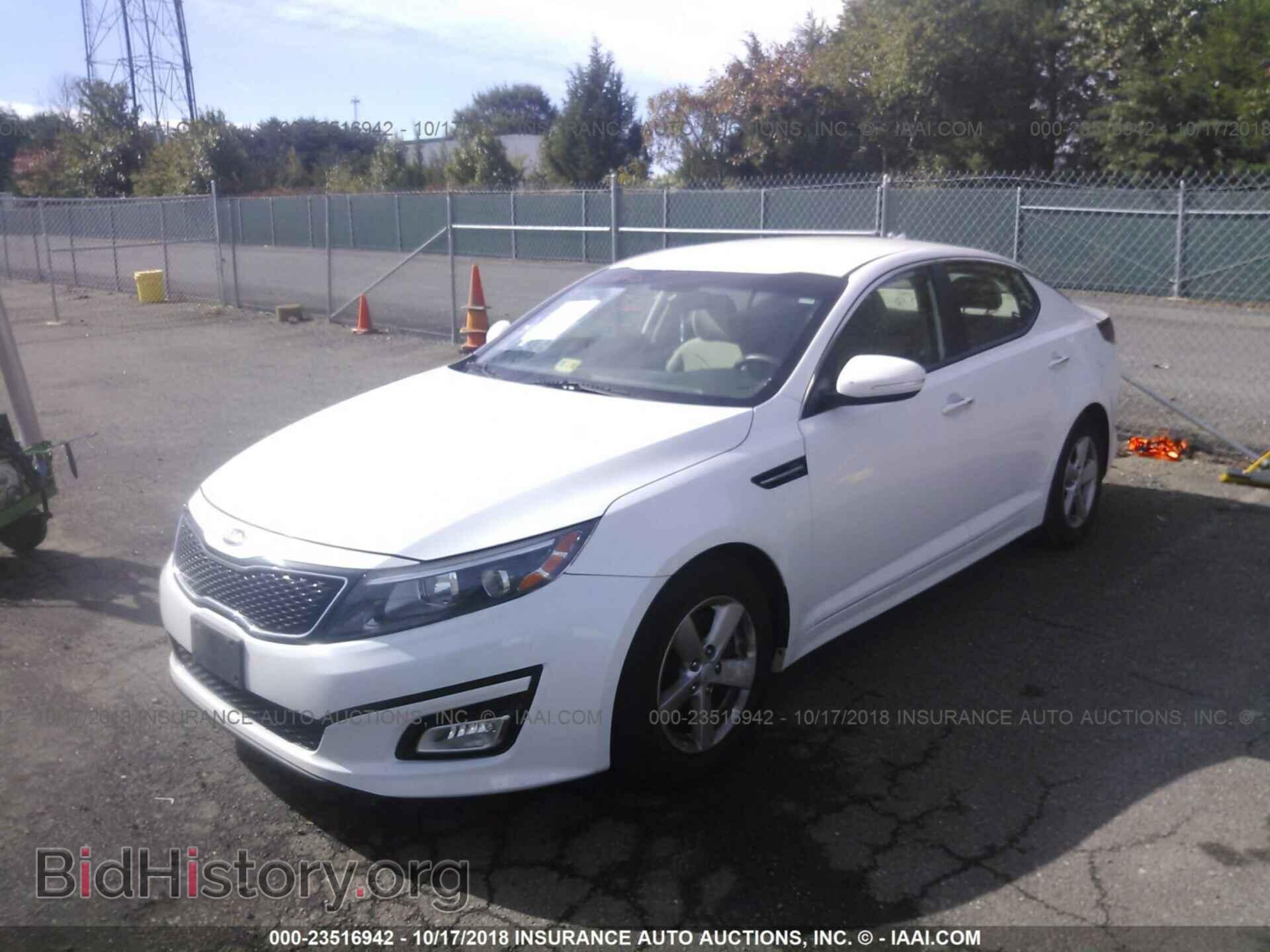 2015 KIA OPTIMA - VIN: KNAGM4A77F5649681 - Photo 2