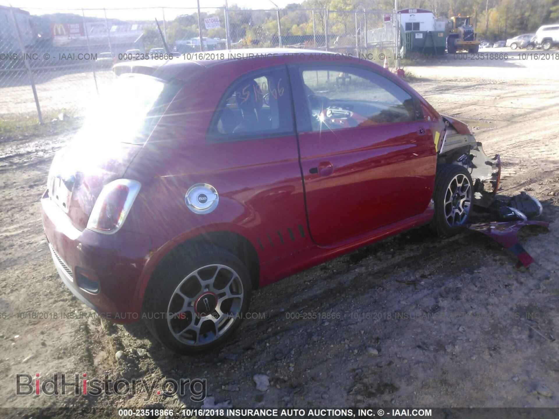 2013 Fiat 500 - VIN: 3C3CFFBR3DT752041 - Фото 4