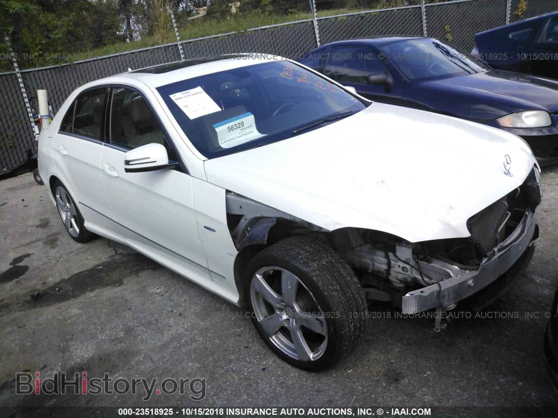 Photo WDDHF8JB2CA617954 - MERCEDES-BENZ E 2012