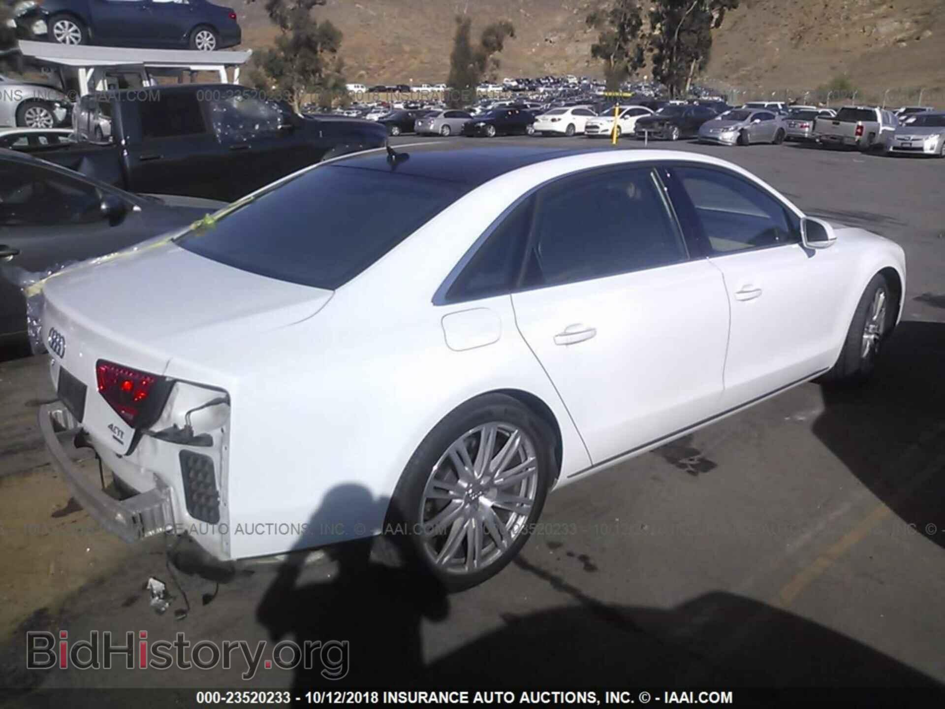 2013 AUDI A8 - VIN: WAUR2AFD8DN021234 - Фото 4