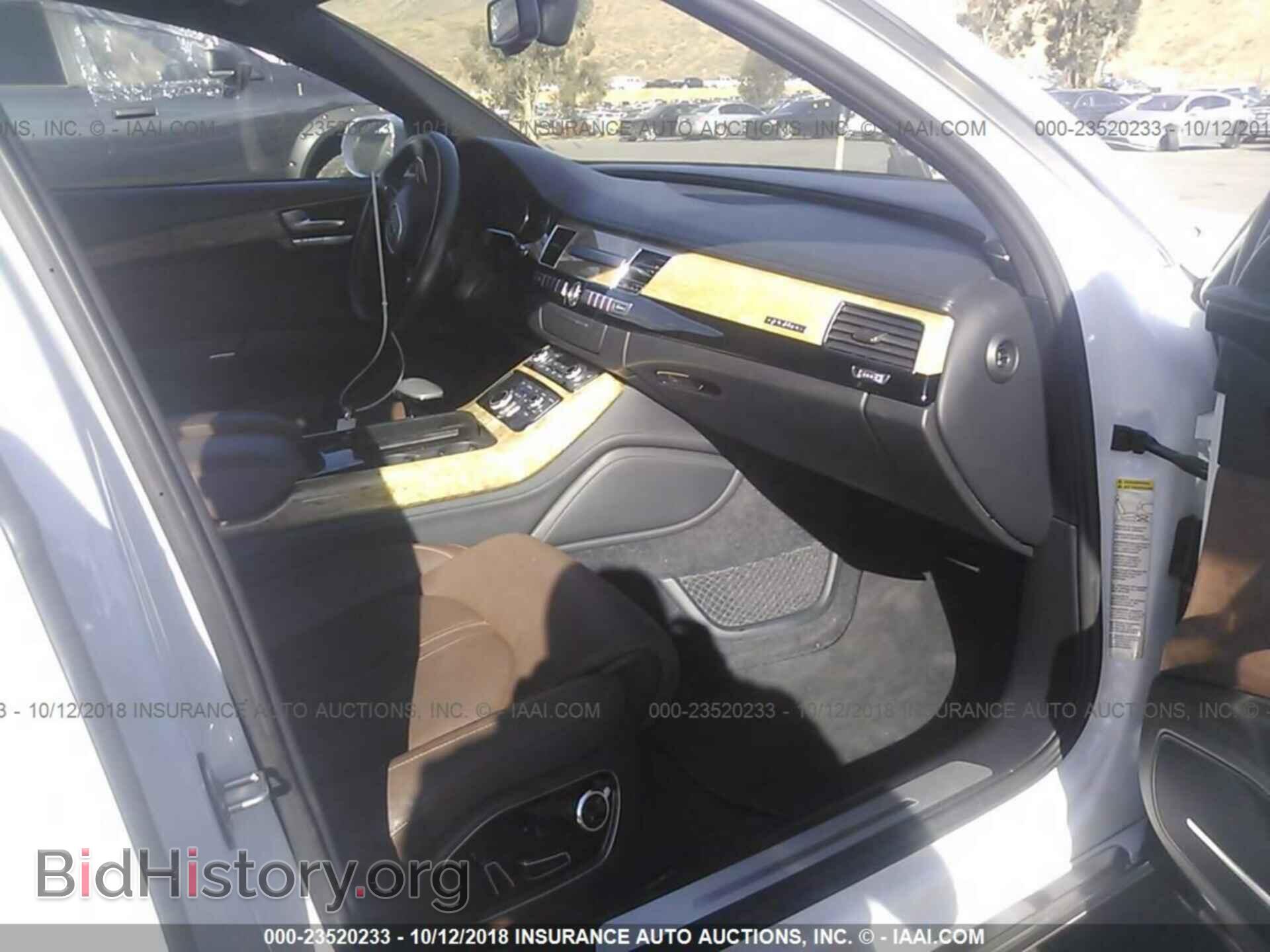 2013 AUDI A8 - VIN: WAUR2AFD8DN021234 - Фото 5