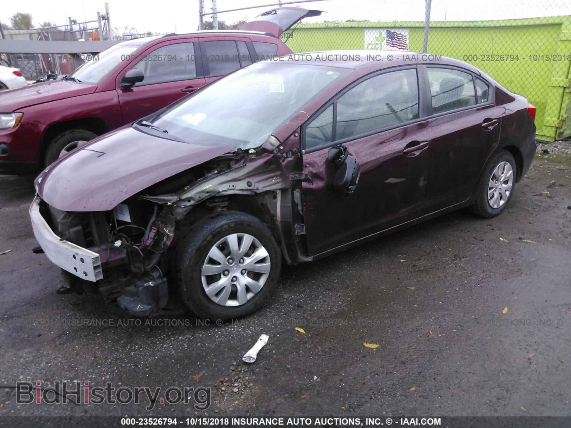 2012 Honda Civic - VIN: 19XFB2F57CE108890 - Photo 2