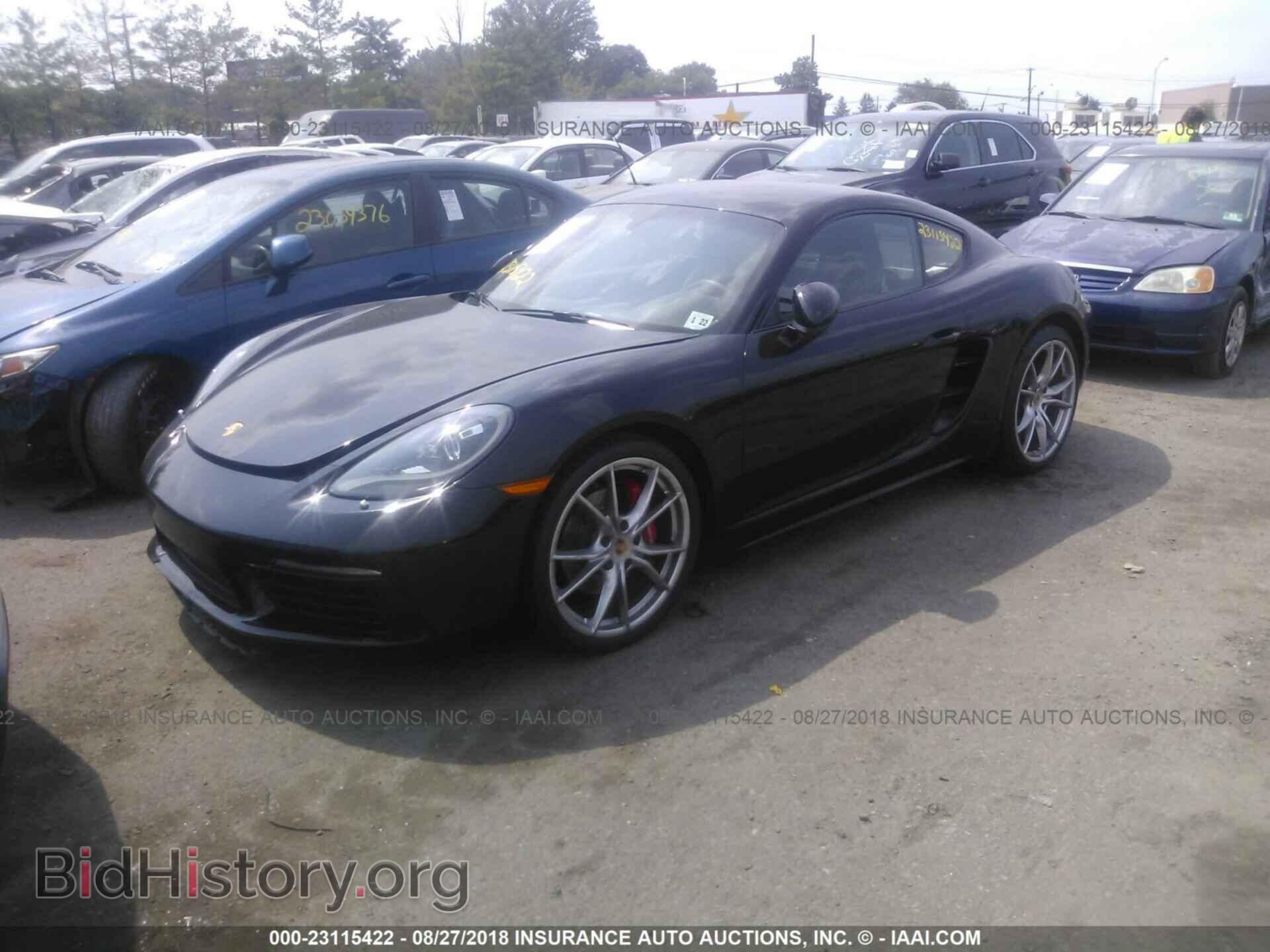 2017 PORSCHE CAYMAN - VIN: WP0AB2A81HS285662 - Фото 2