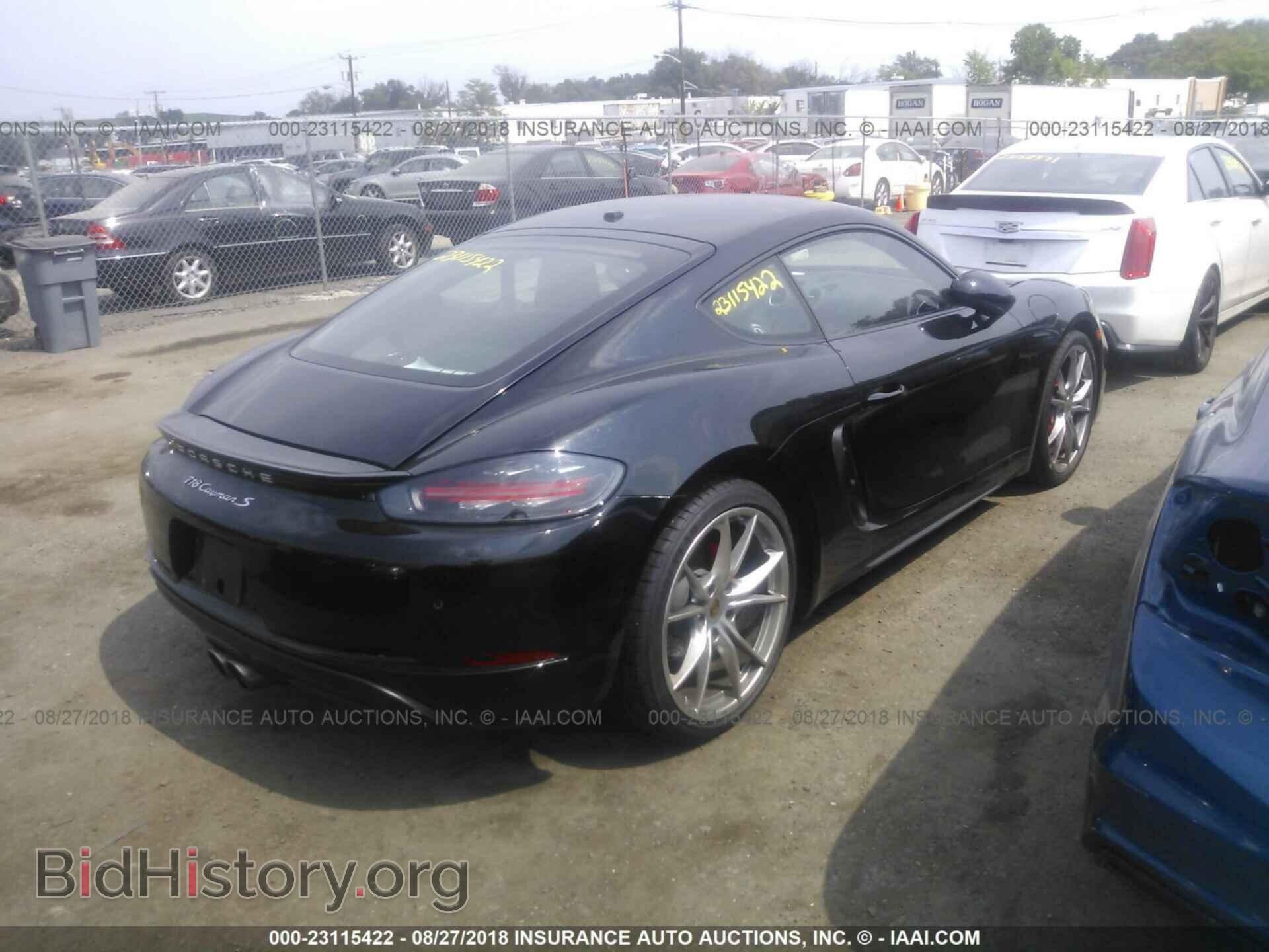2017 PORSCHE CAYMAN - VIN: WP0AB2A81HS285662 - Фото 4