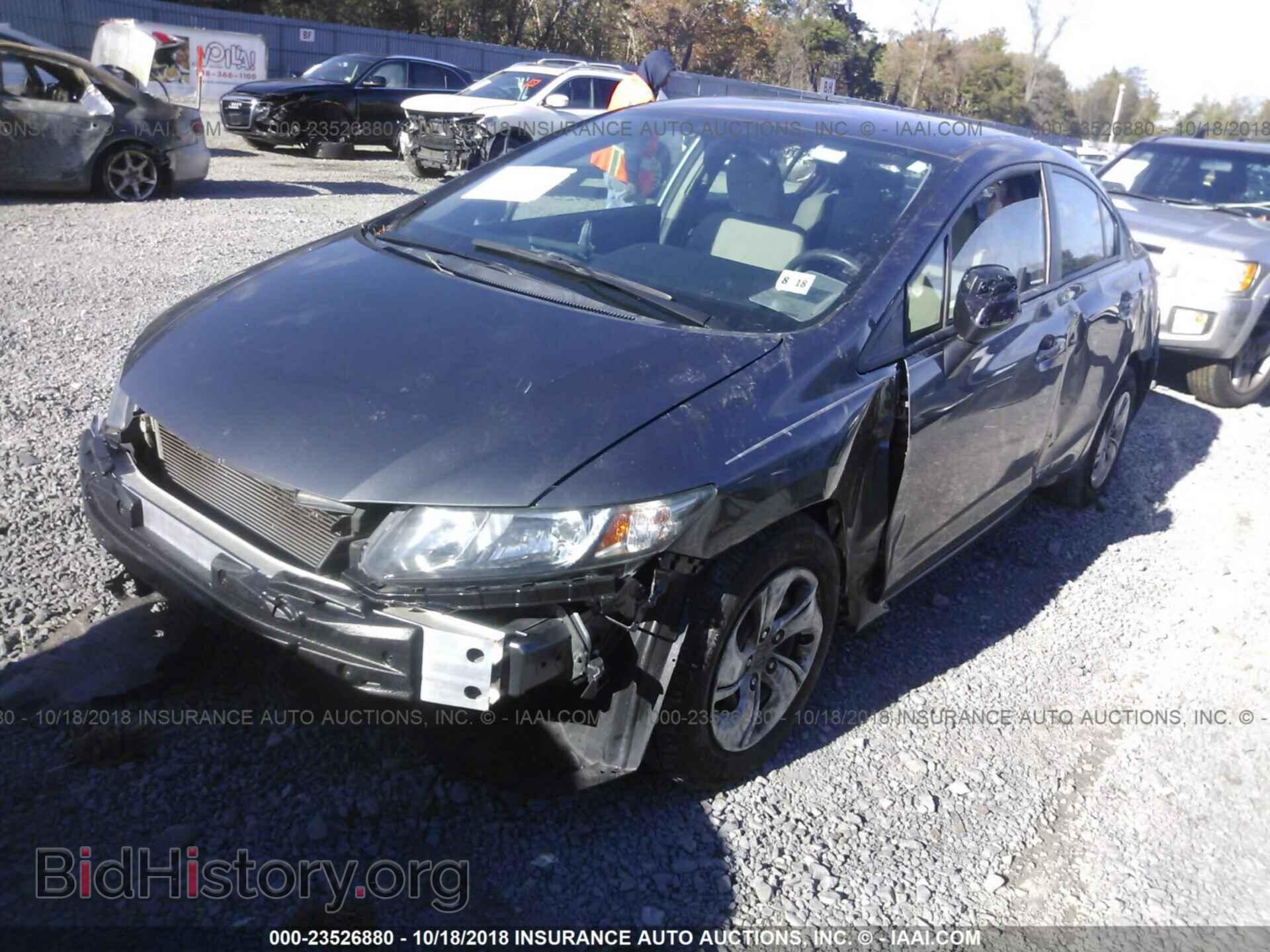 2013 Honda Civic - VIN: 19XFB2F56DE216709 - Фото 2
