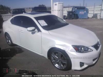 2012 Lexus IS 250, белый — VIN JTHBF5C29C5167397, IAAI