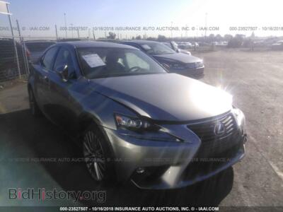 2015 Lexus IS, silver — VIN JTHBF1D28F5062006, IAAI