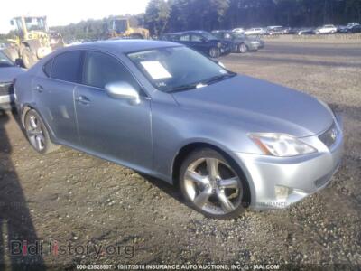 2007 Lexus IS 250, серый — VIN JTHCK262275009578, IAAI