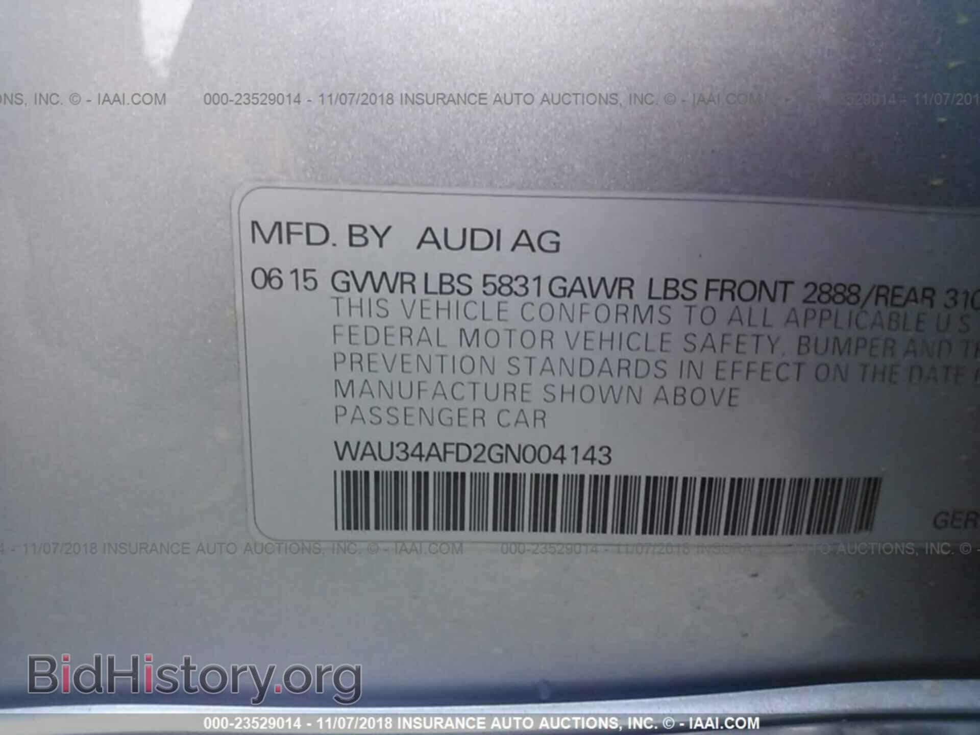 2016 Audi A8 - VIN: WAU34AFD2GN004143 - Photo 9
