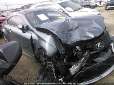 2016 Lexus RC, gray — VIN JTHHE5BC7G5012439, IAAI