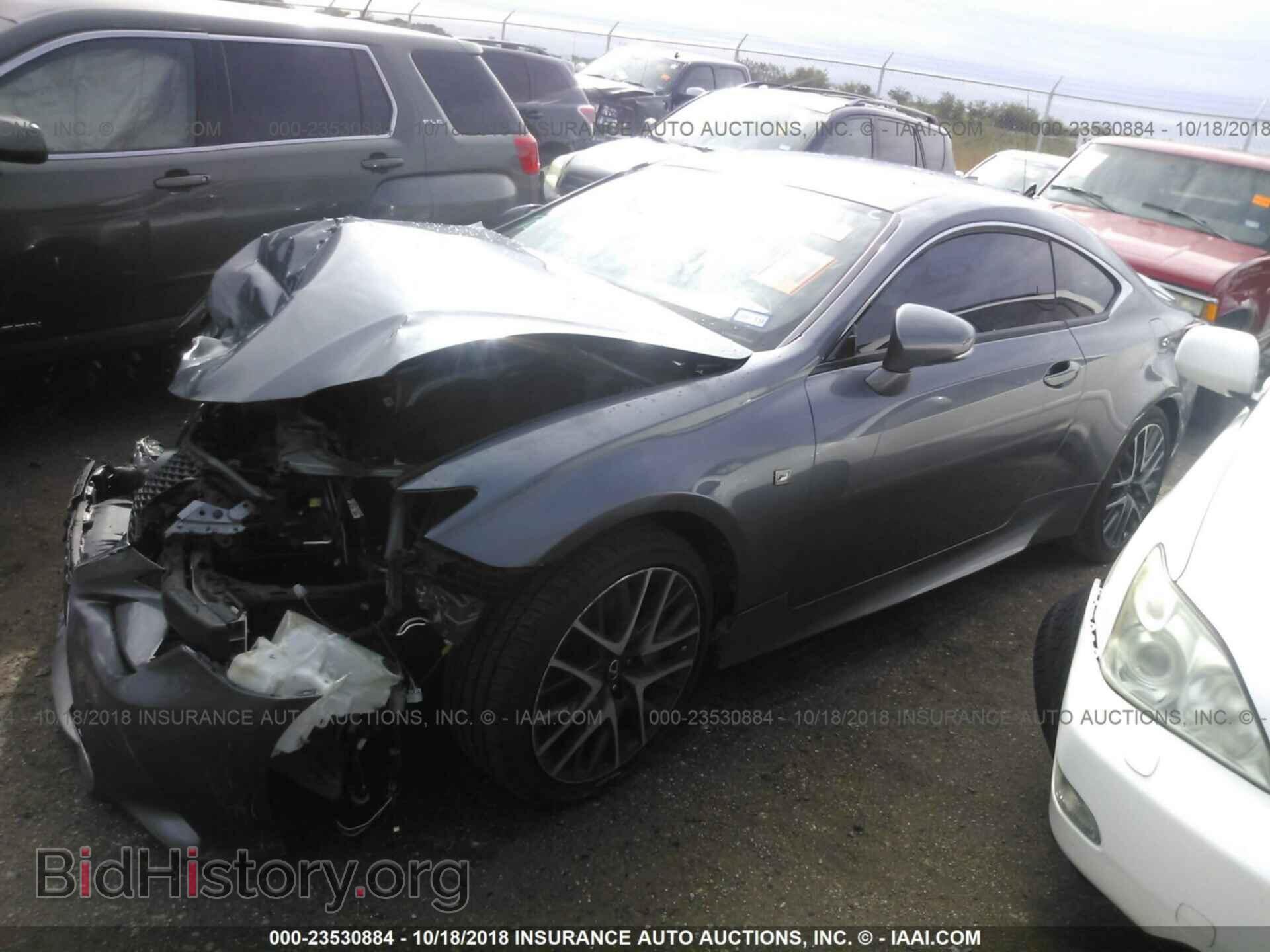 2016 Lexus Rc - VIN: JTHHE5BC7G5012439 - Фото 2