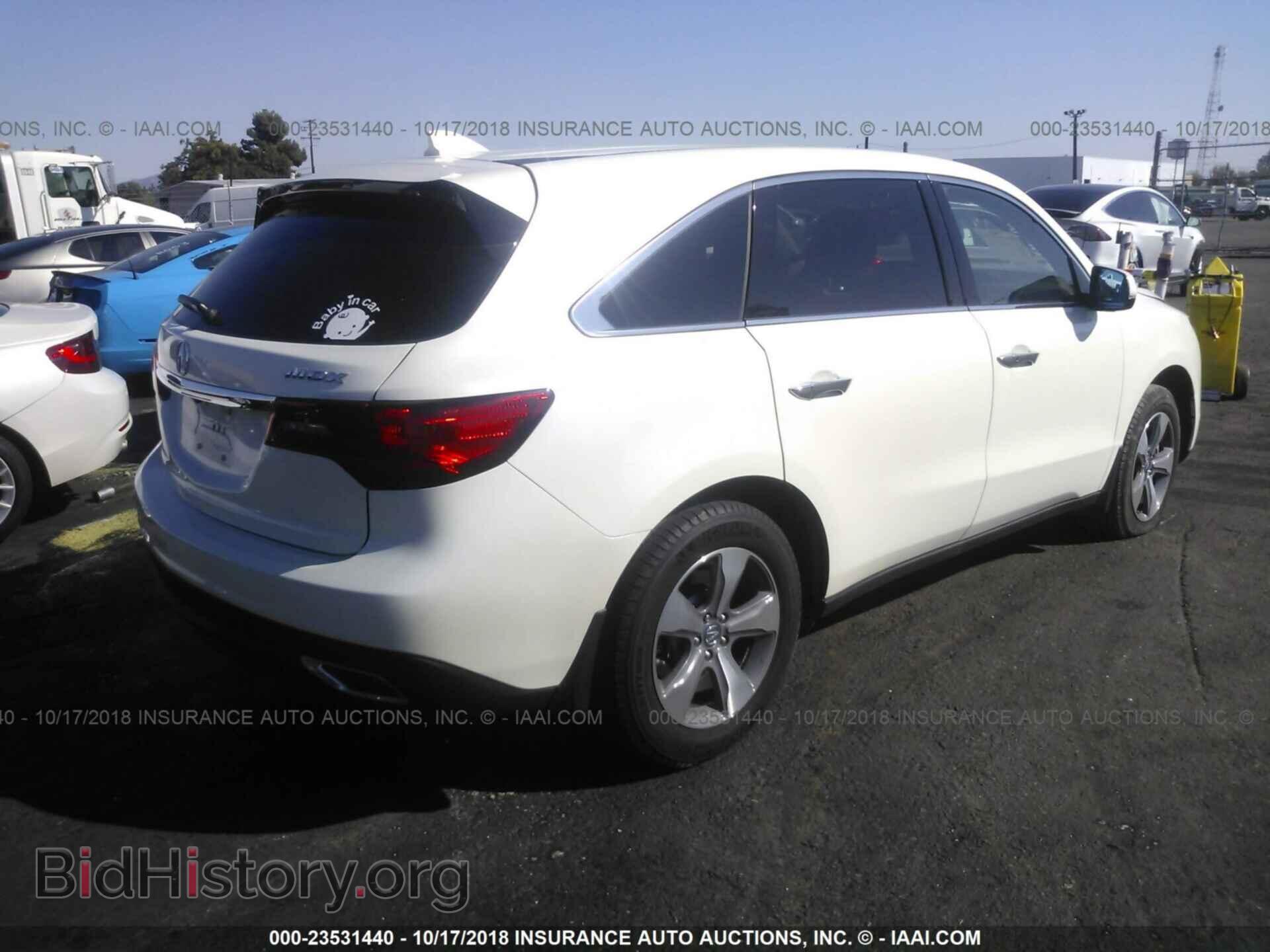 2015 Acura Mdx - VIN: 5FRYD3H25FB009333 - Фото 4