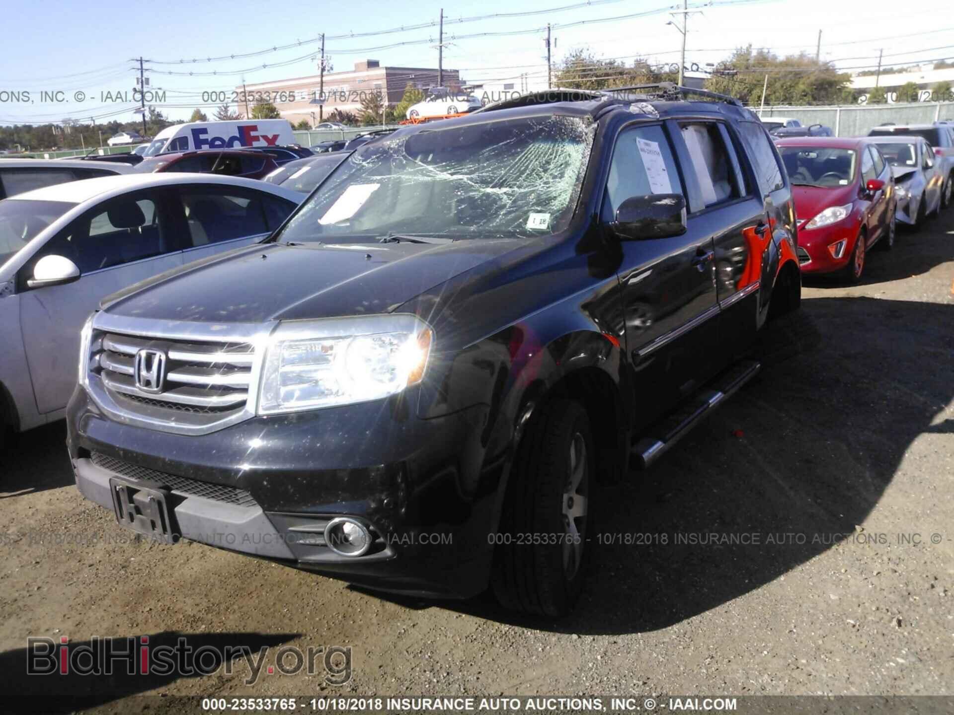 2013 Honda Pilot - VIN: 5FNYF4H99DB052763 - Фото 2