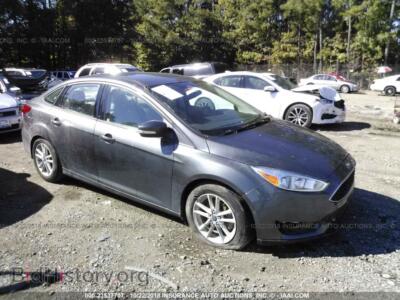 2016 Ford FOCUS, gray — VIN 1FADP3F22GL280350, IAAI