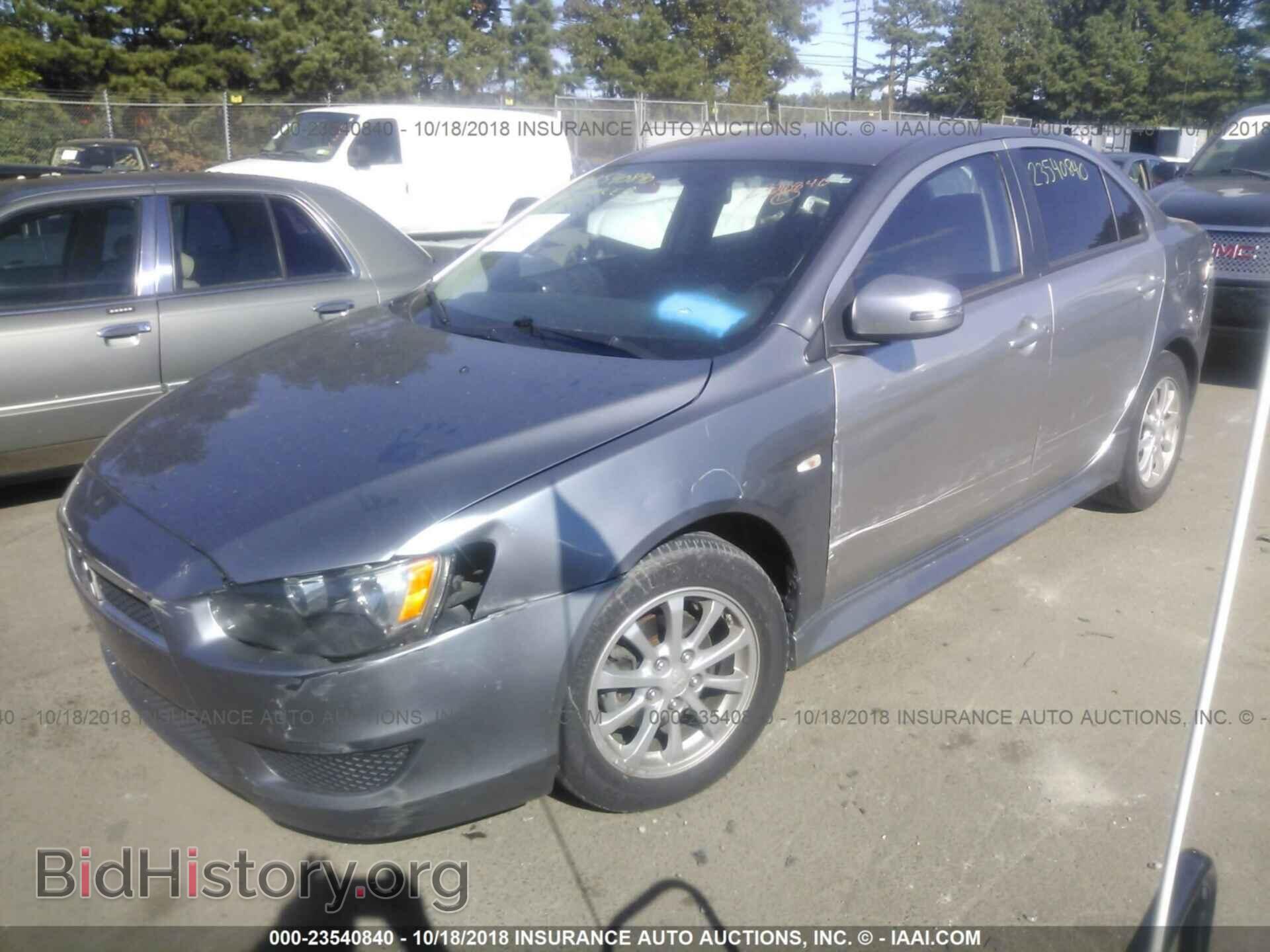 2012 Mitsubishi Lancer - VIN: JA32U2FUXCU025454 - Фото 2