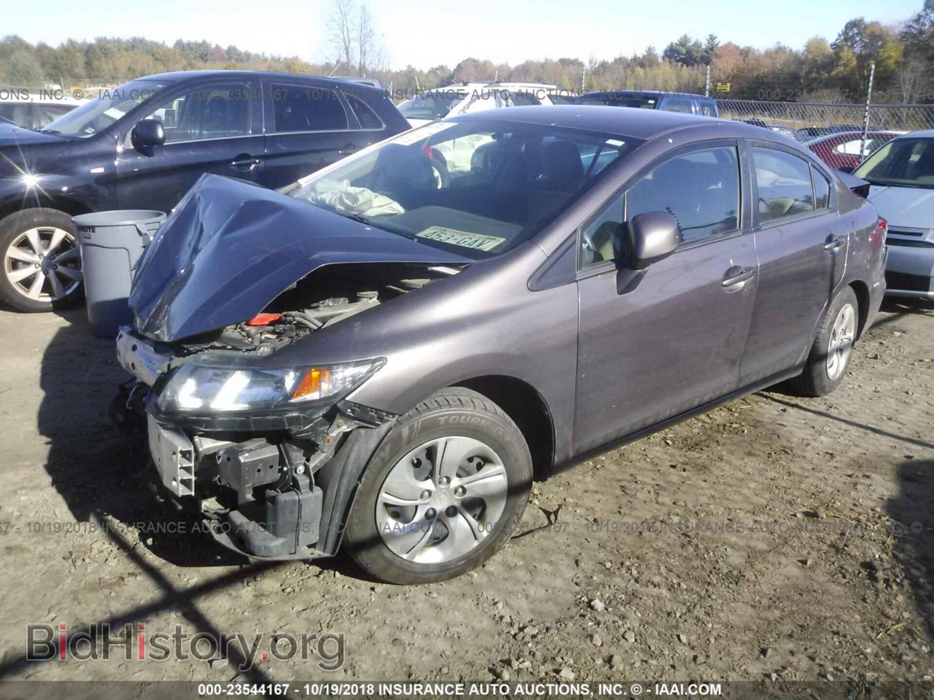 2013 Honda Civic - VIN: 19XFB2F53DE091572 - Фото 2