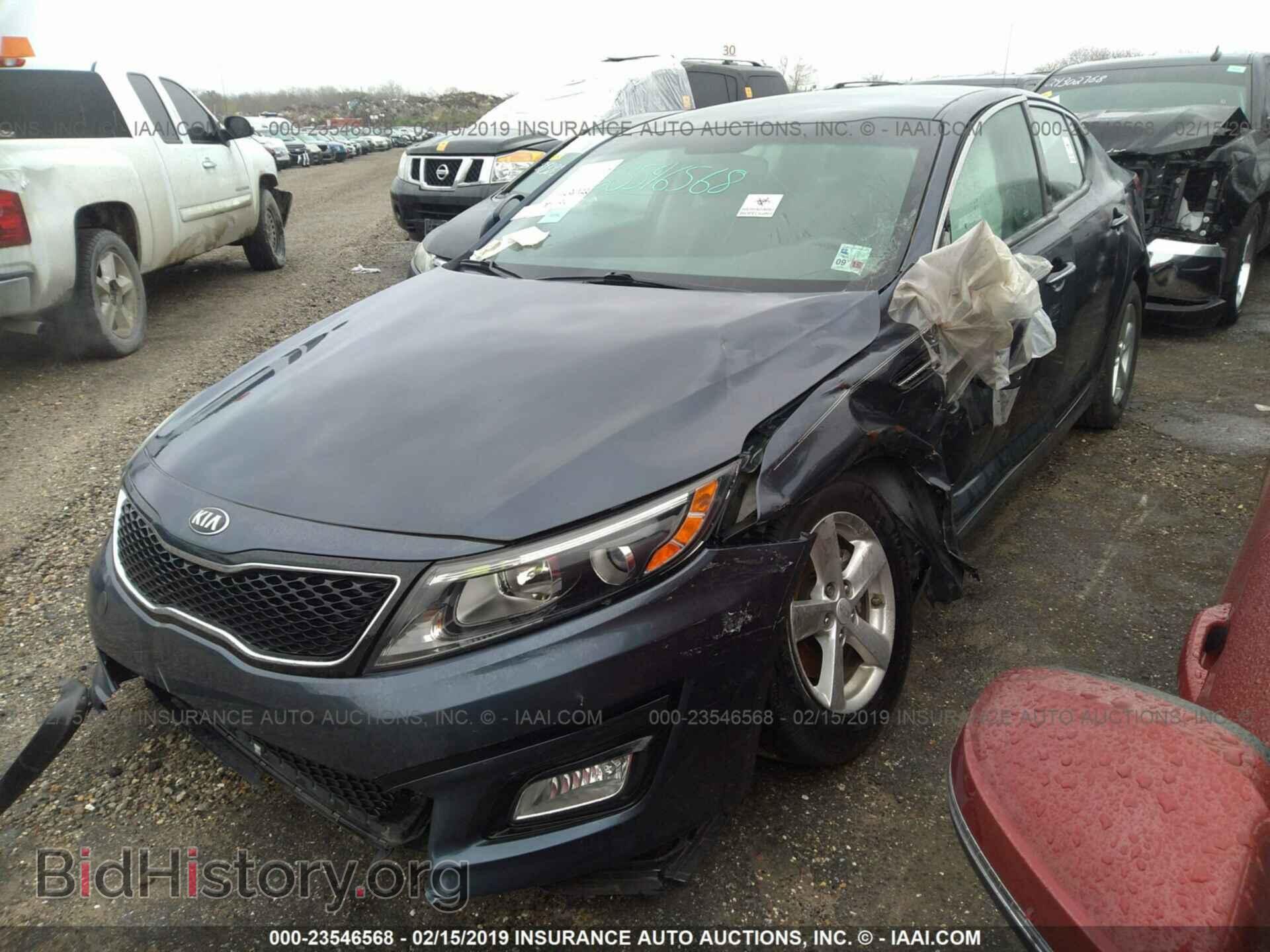 2015 KIA OPTIMA - VIN: KNAGM4A70F5597844 - Фото 2