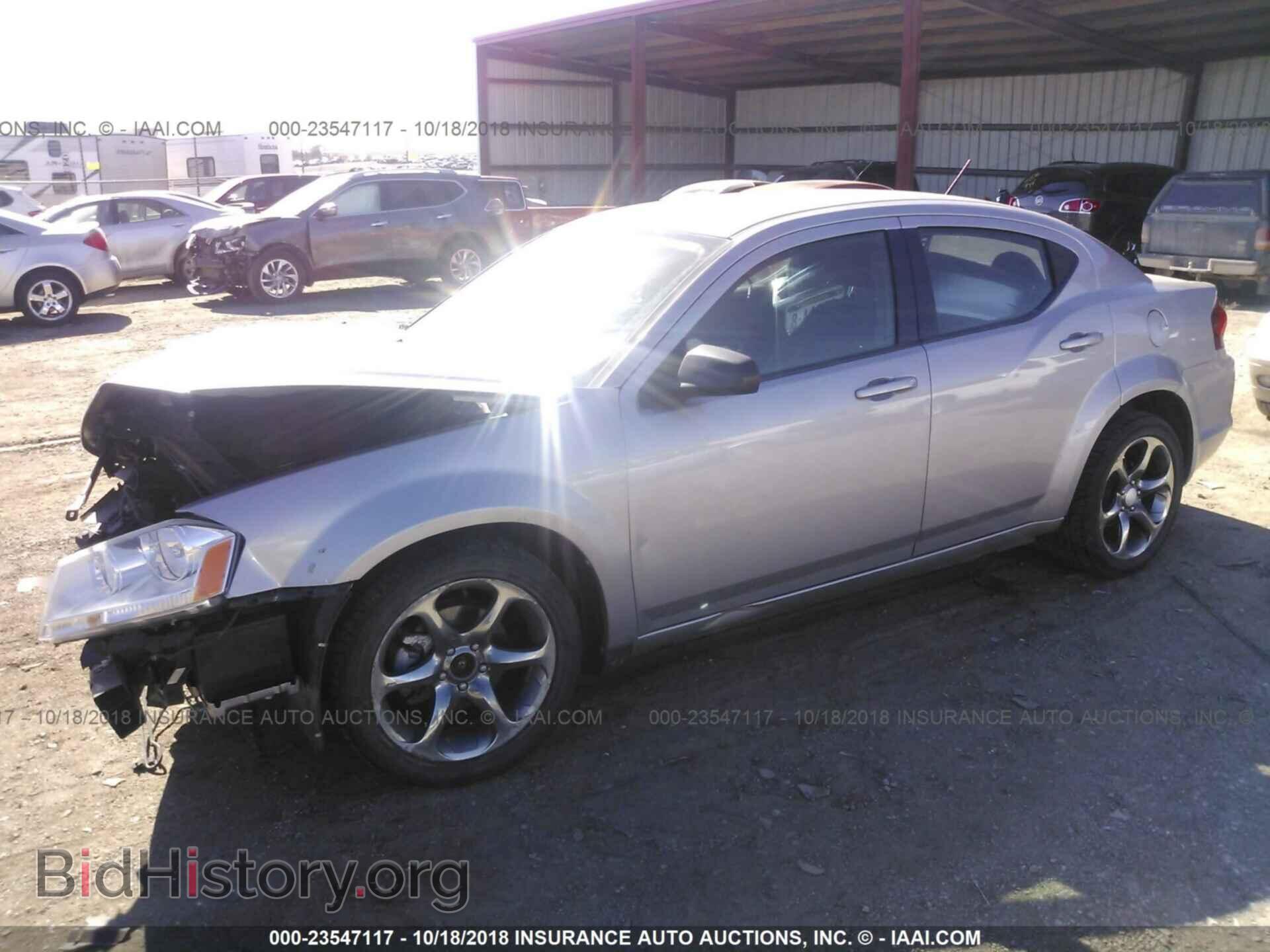 2013 Dodge Avenger - VIN: 1C3CDZAB1DN537477 - Фото 2
