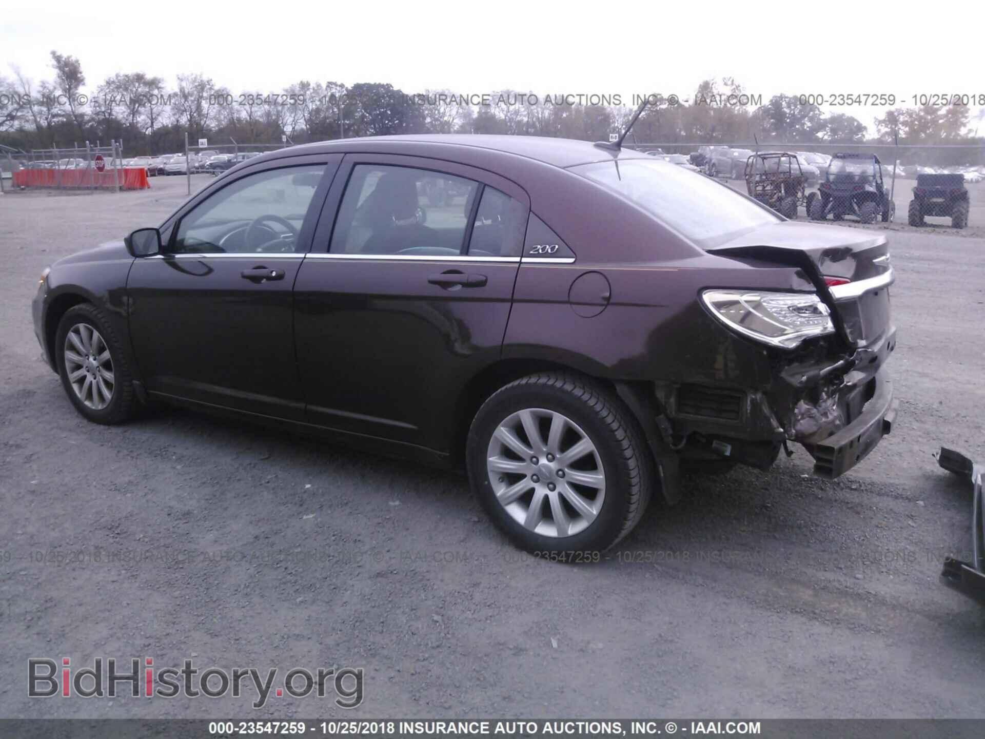 2013 Chrysler 200 - VIN: 1C3CCBBB2DN763441 - Фото 3